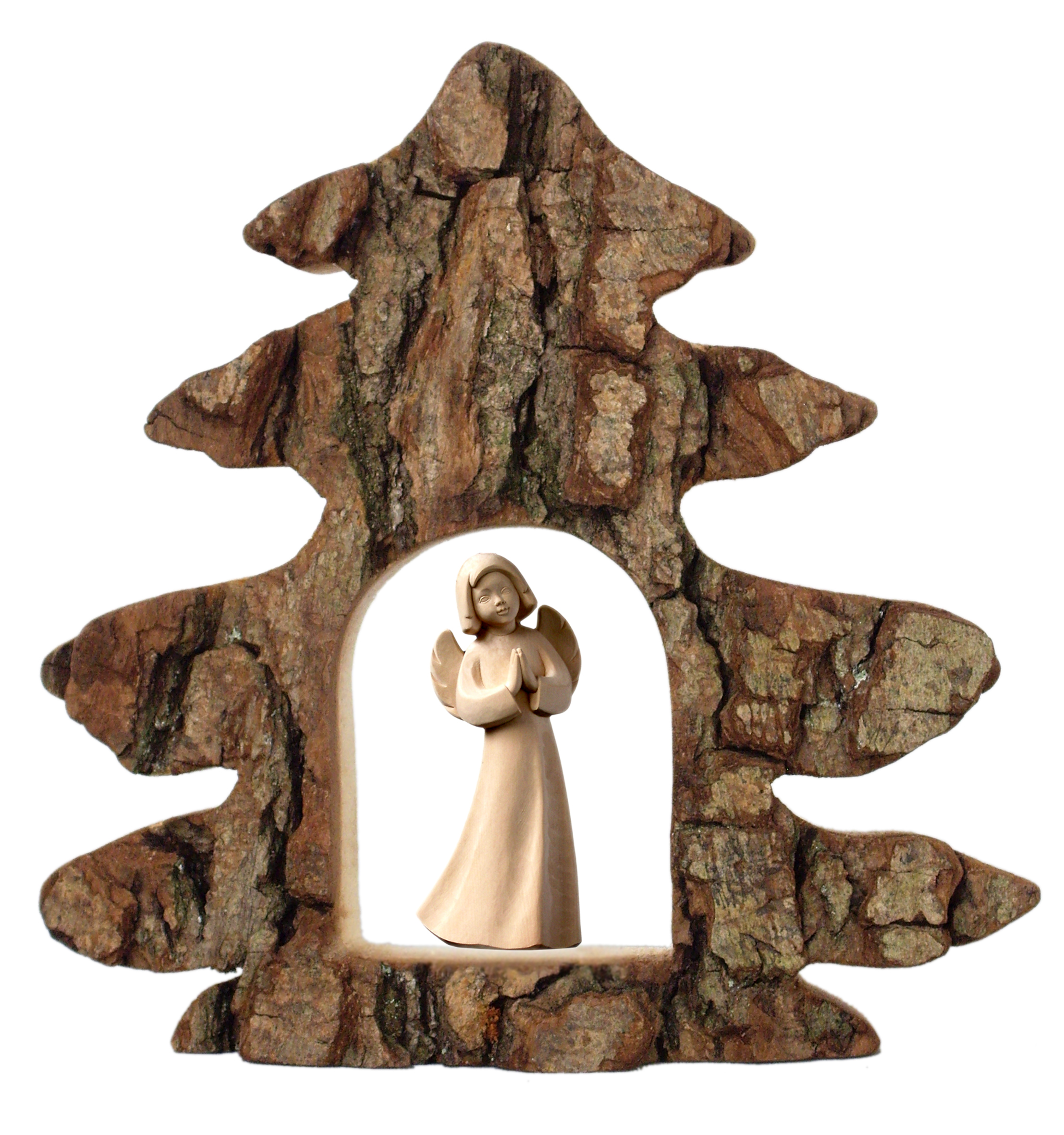 Baum Rinde m. Lisa Engel betend