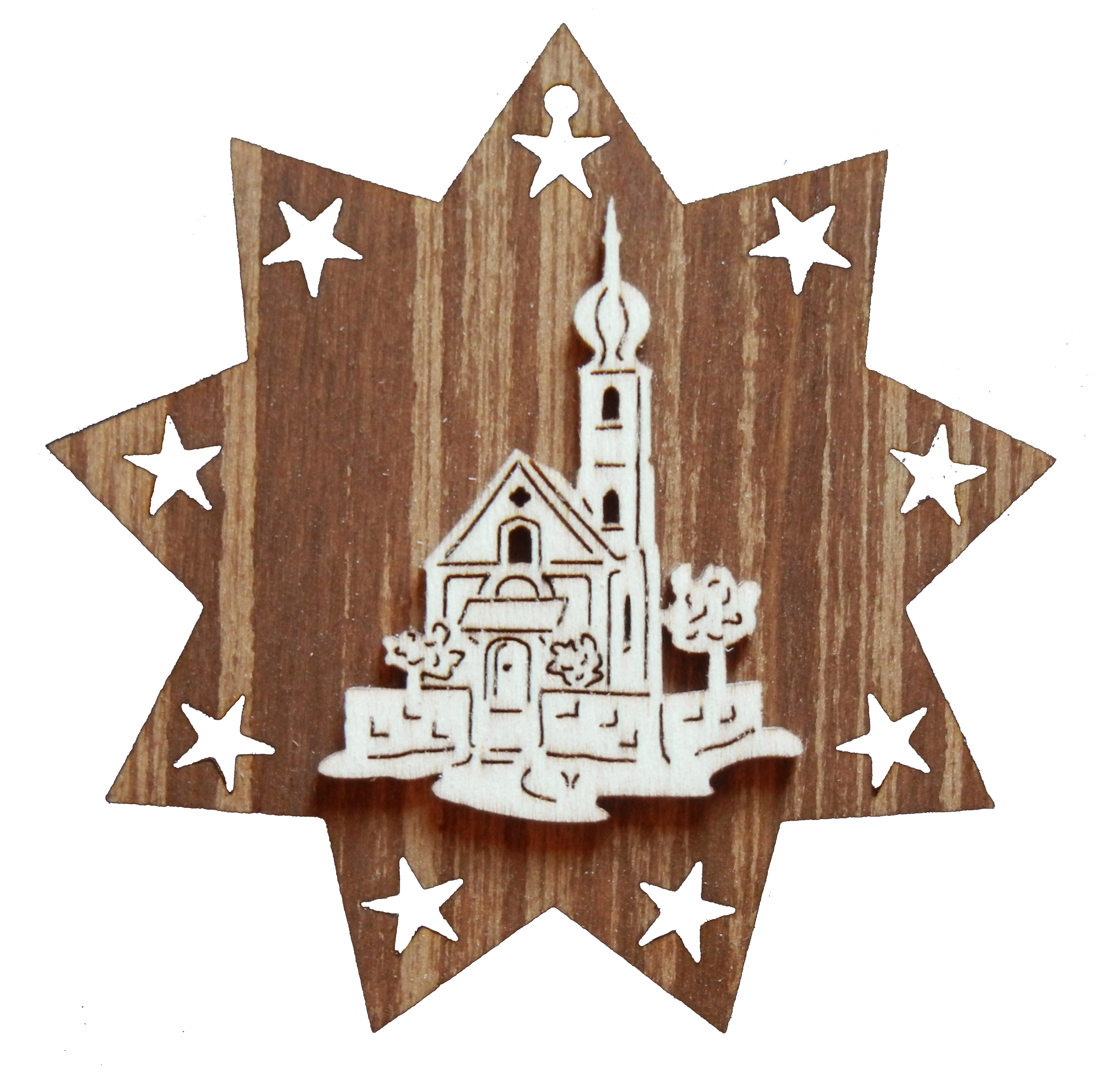 Chiesa su stella su entrambi i lati