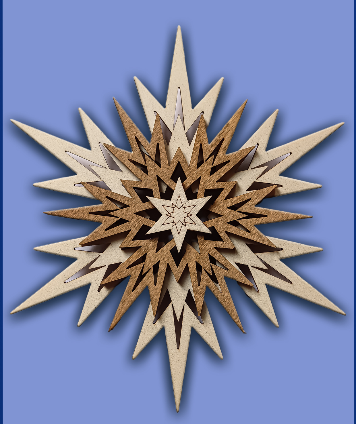 Deko 5 Schichten Eiskristall