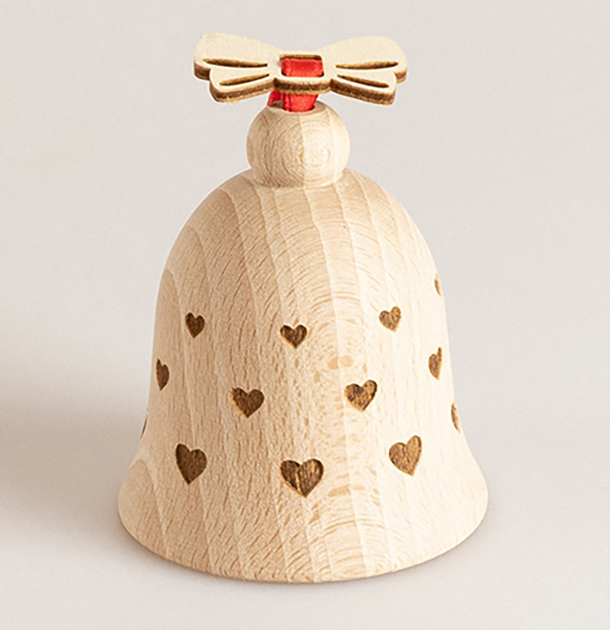 Glocke Pattern aus Buche mit Herz