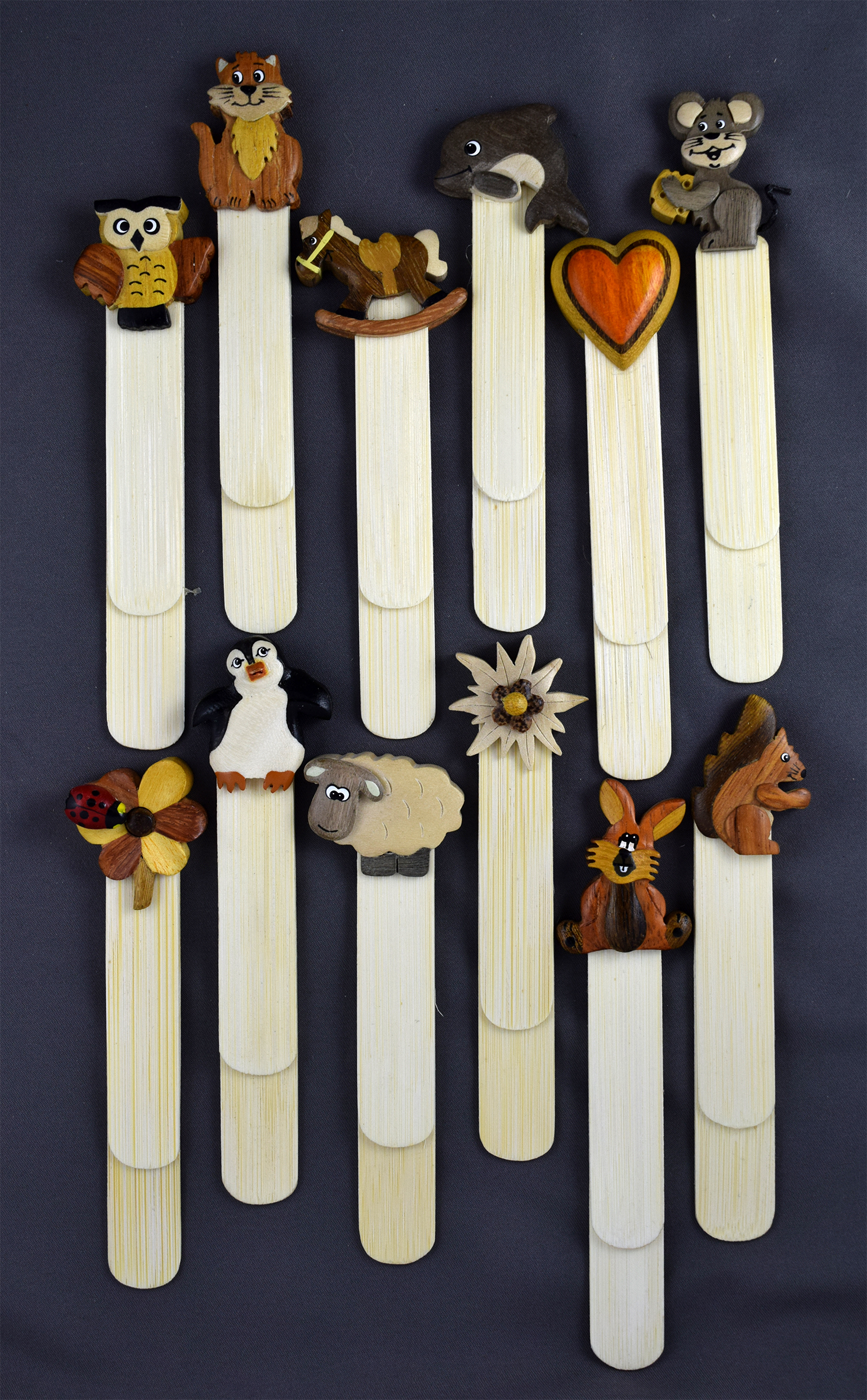 Lesezeichen gemischt x12St.