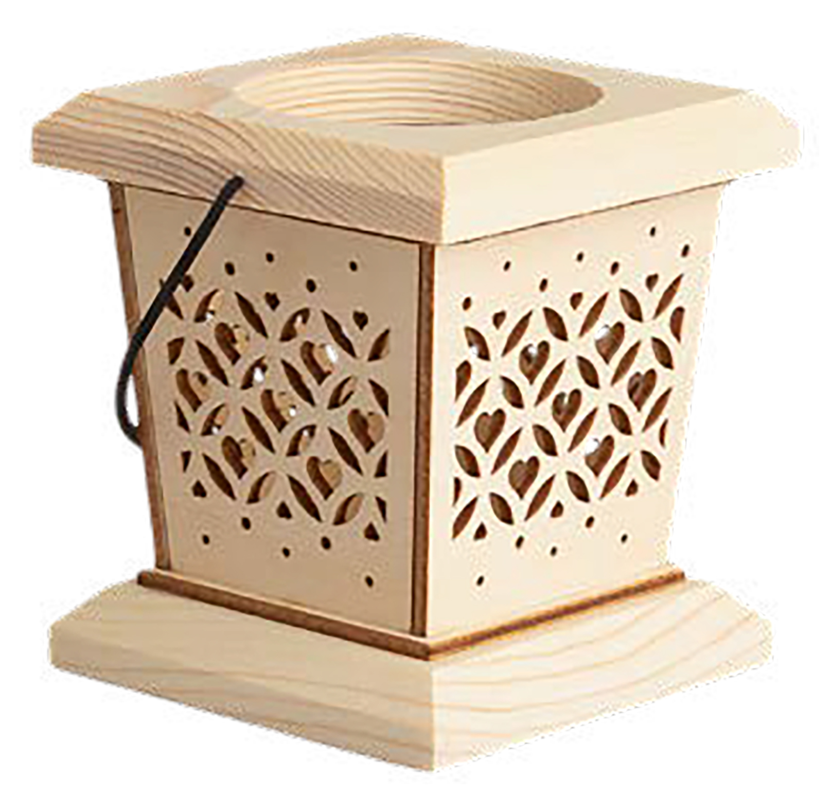 Laterne mit Herzen cm 9x8x8 VE 6st. pro Motiv