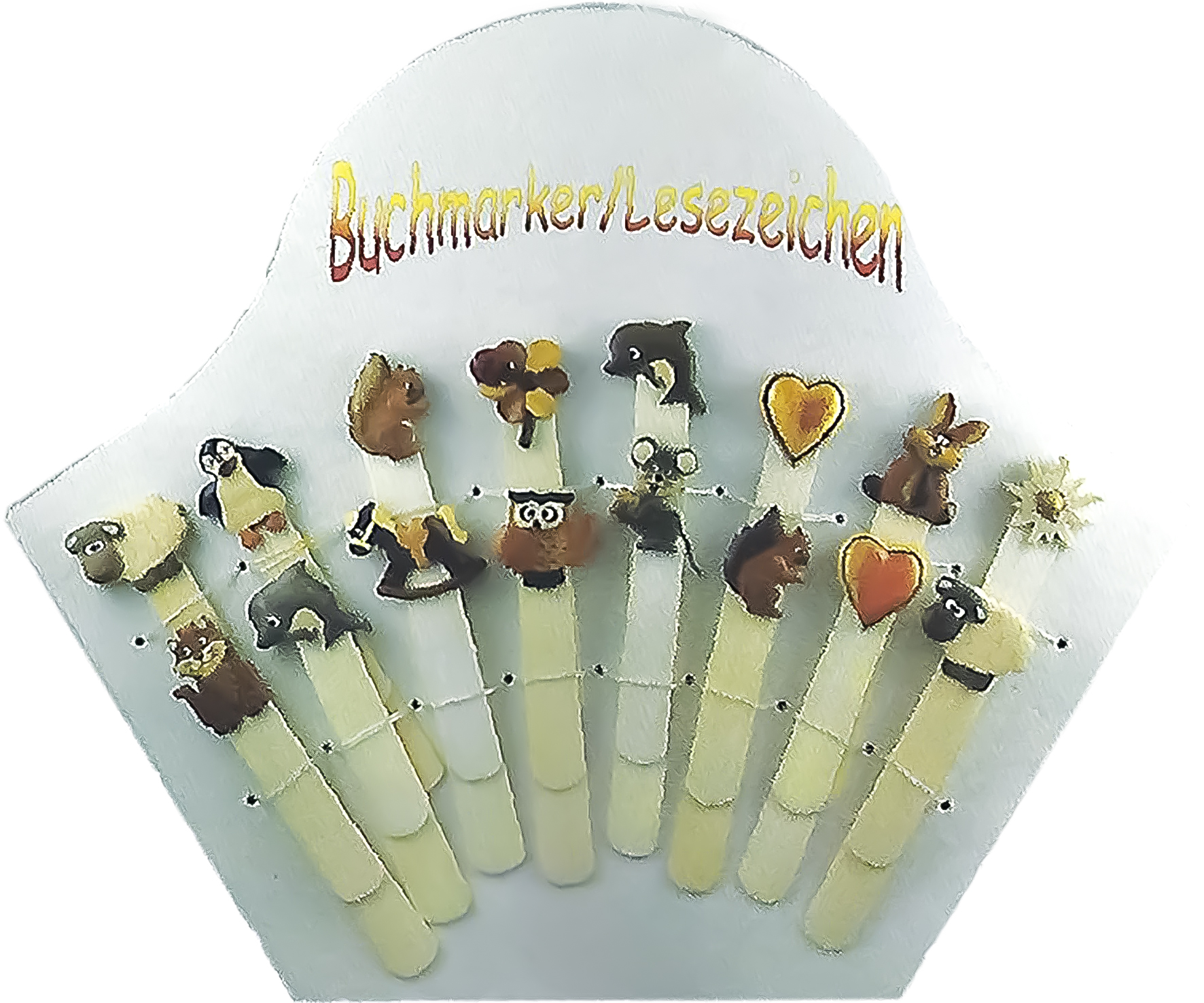 Aussteller mit 24St. Lesezeichen