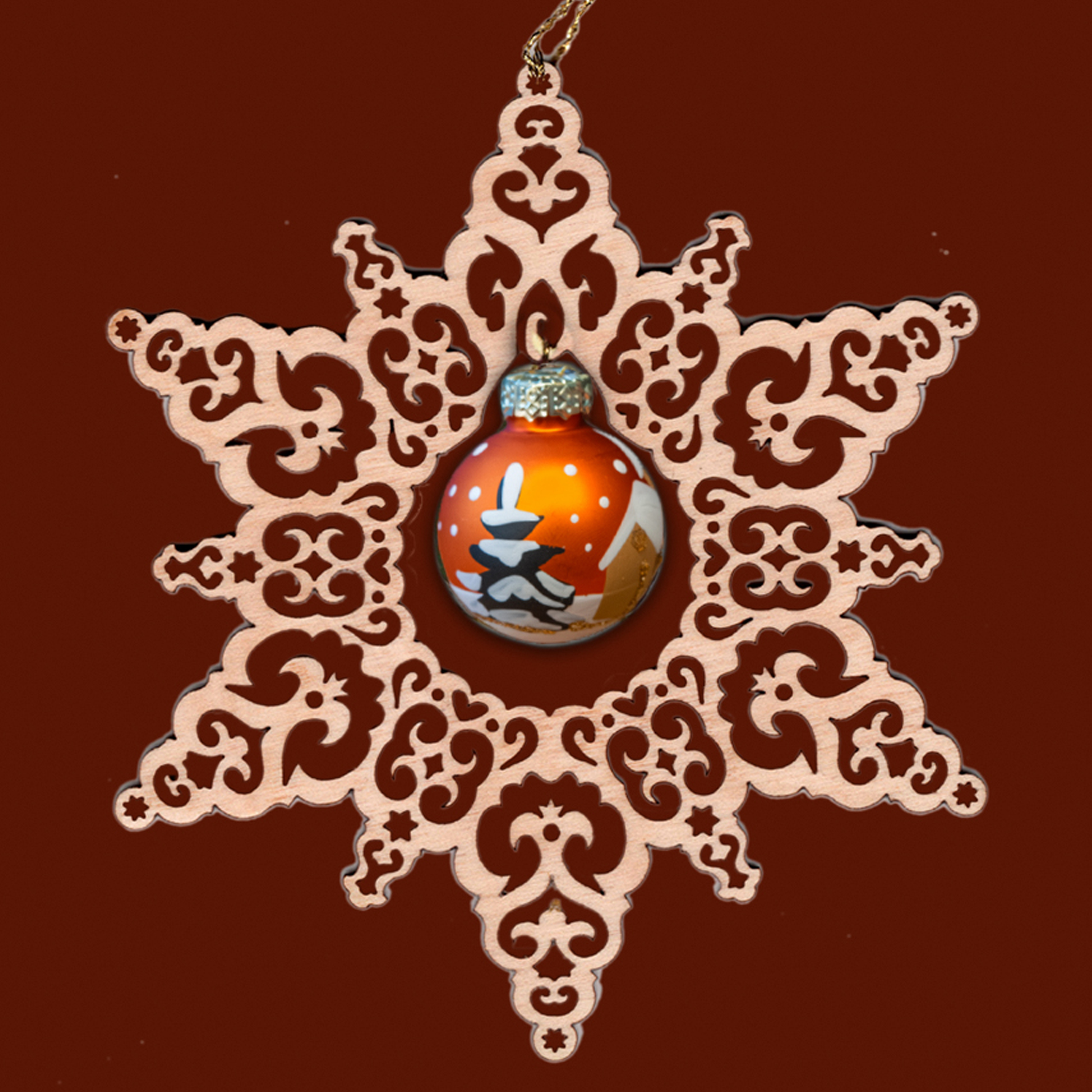 Box_Christmas Ball orange in Star