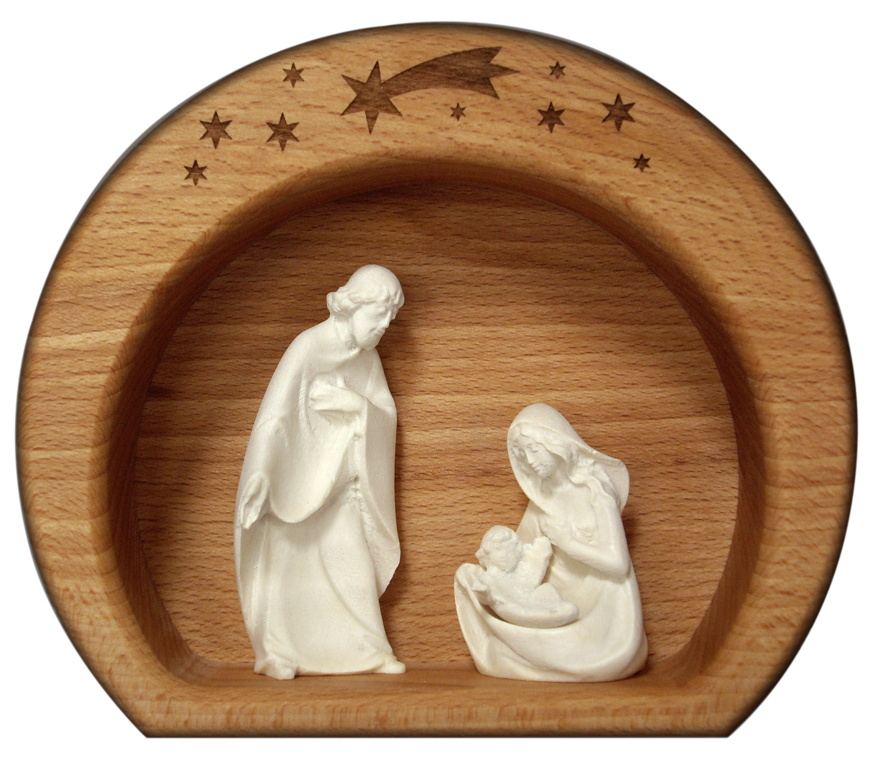 Grotte bedruckt mit Paul Hl. Fam.