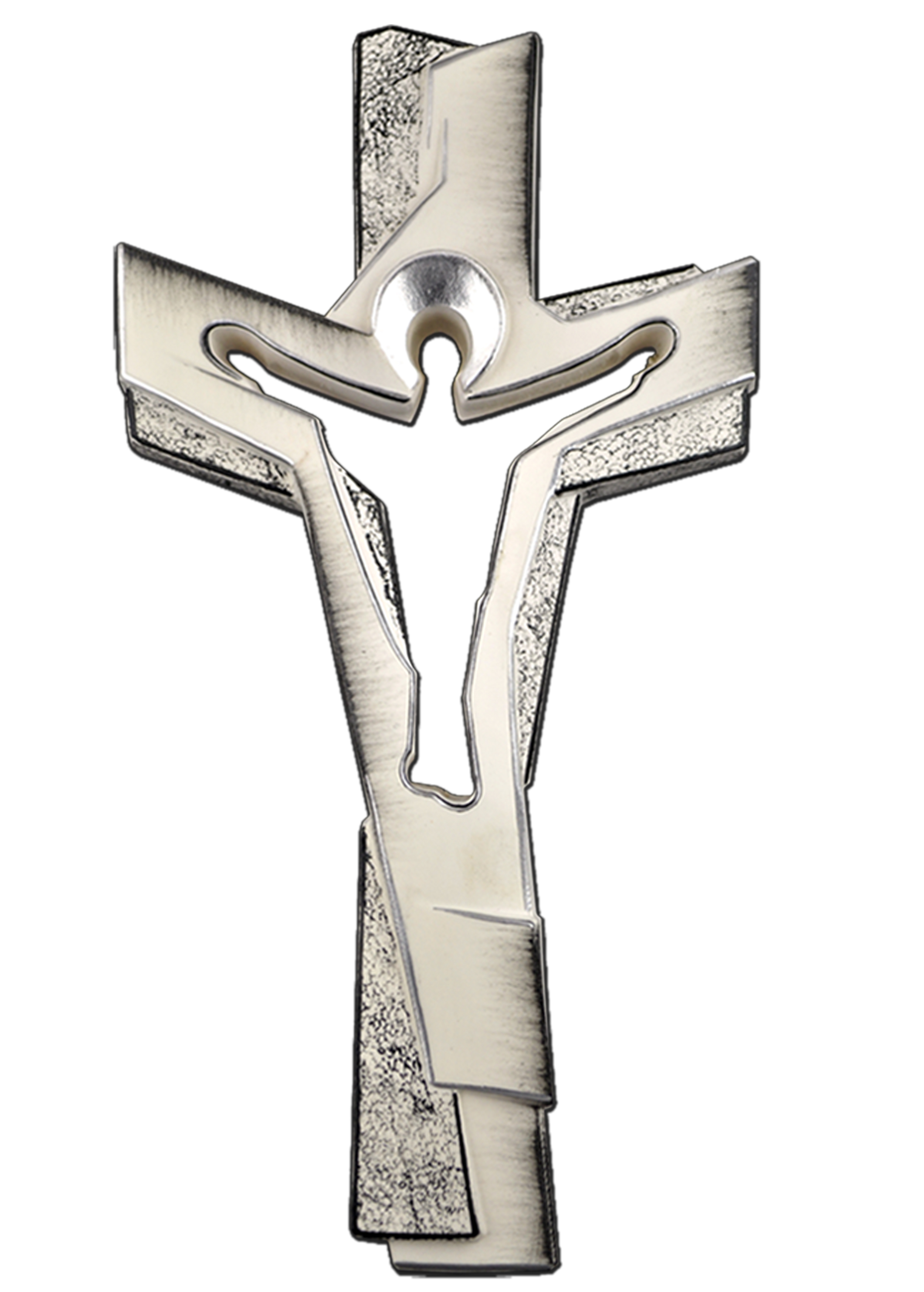 Croce della Passione Argento bianco nero