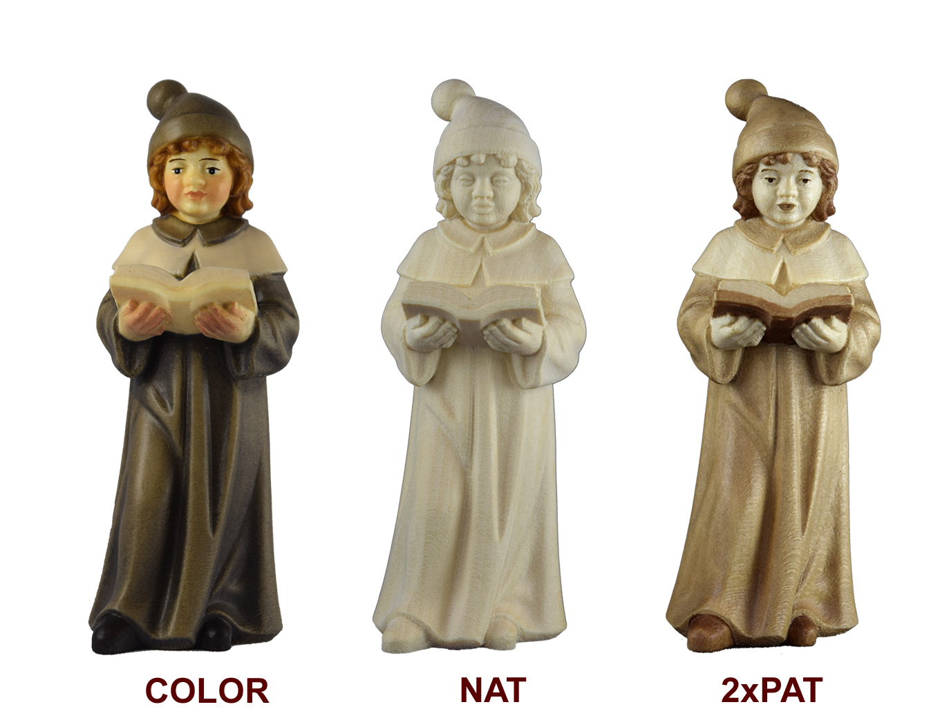 Kurrende sänger mit Buch