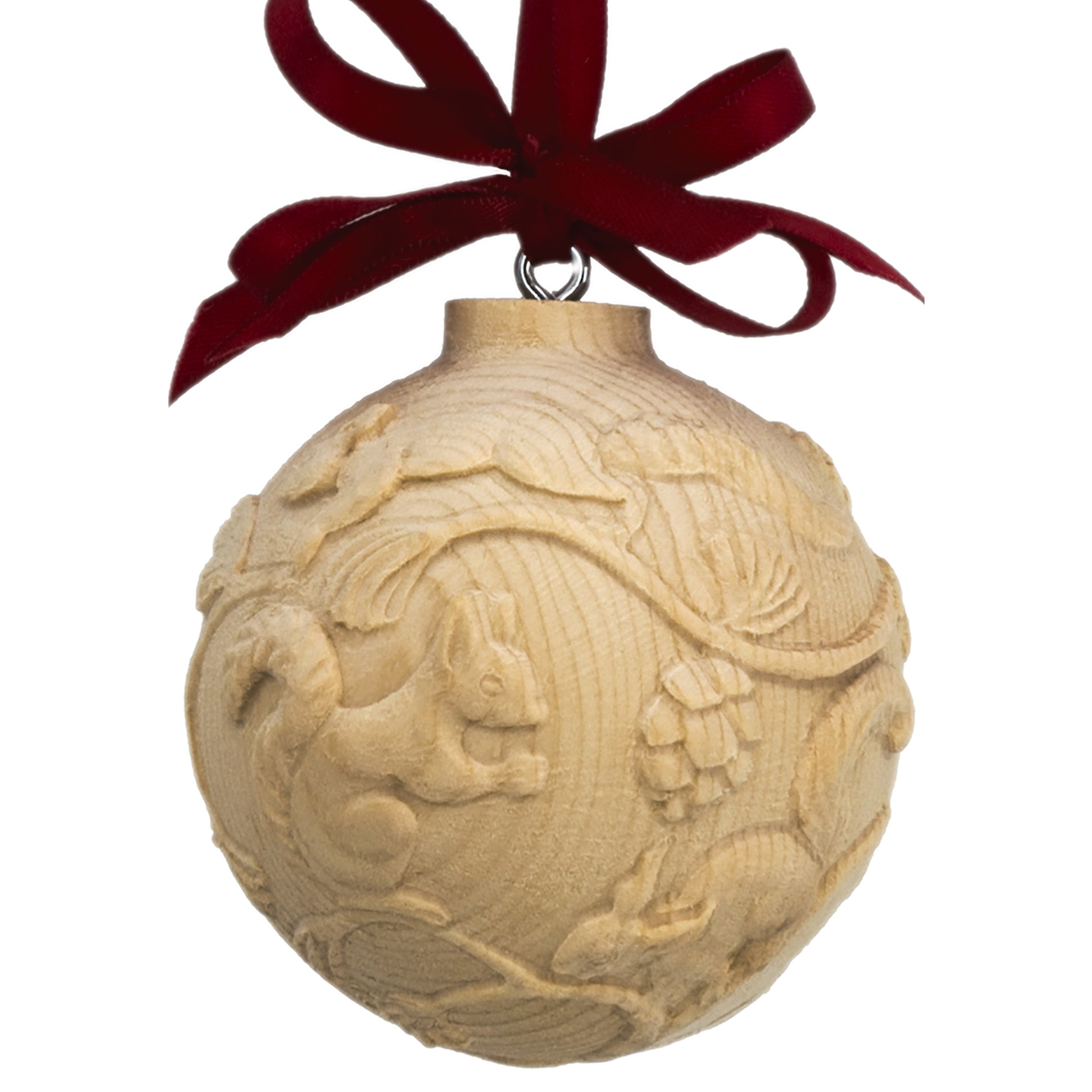 Zirbel Kugel mit Eichhörnchen