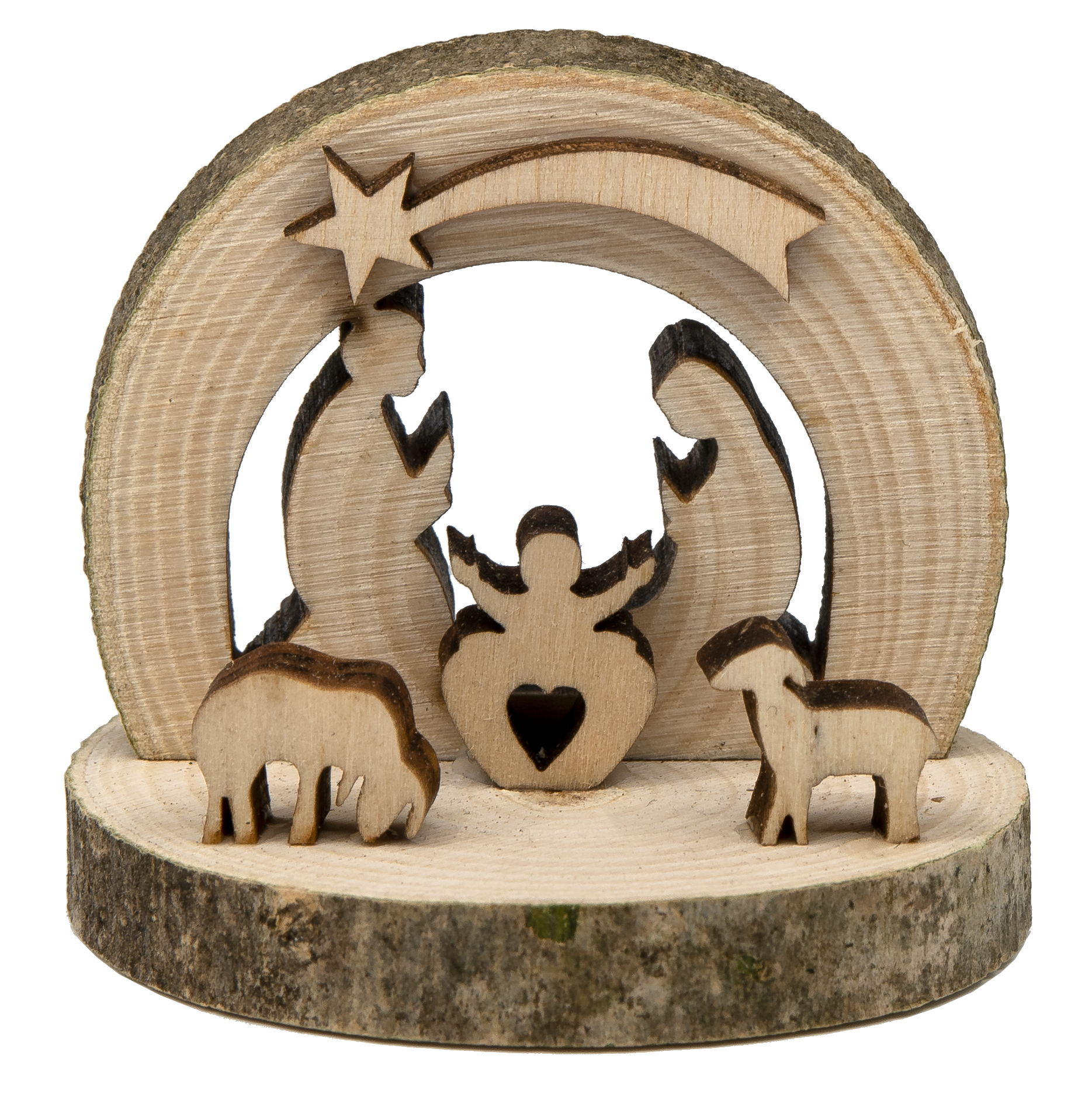 Krippe klein mit Bogen