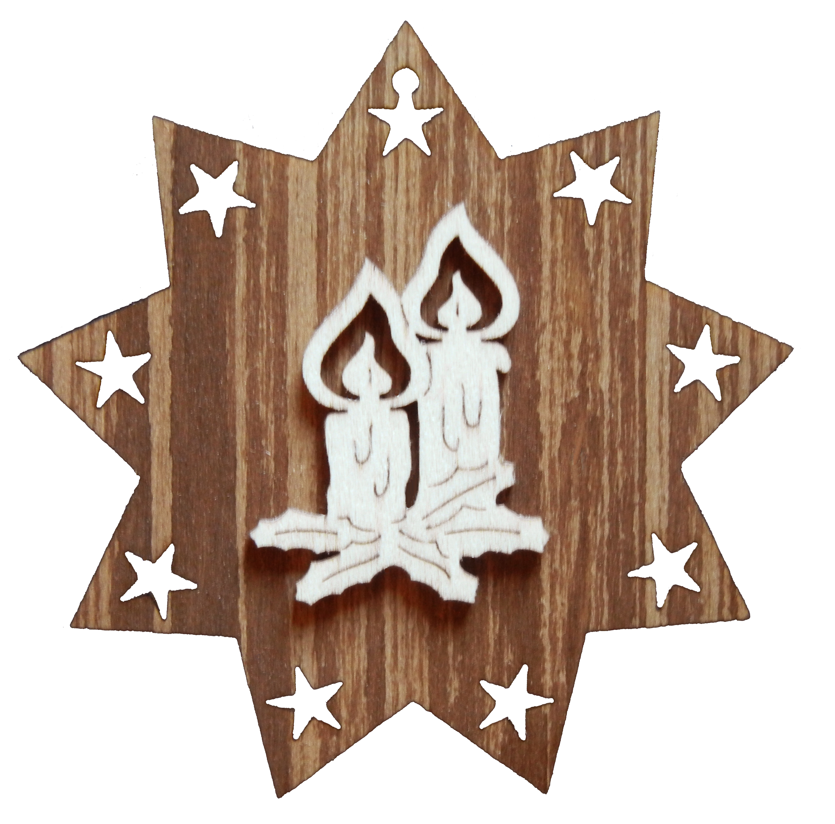 Candela sustella su entrambi i lati