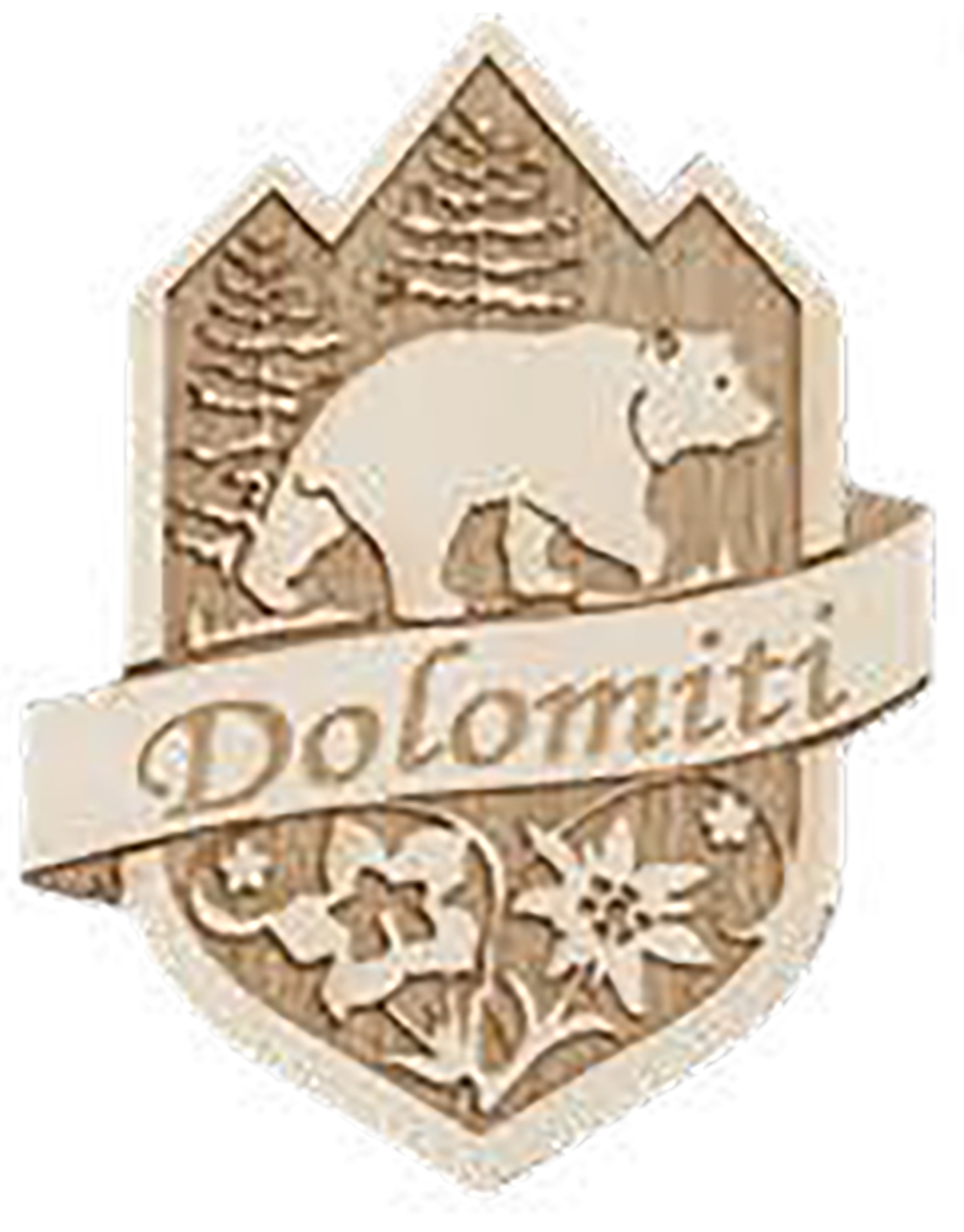 Magnet Bär mit Schrift