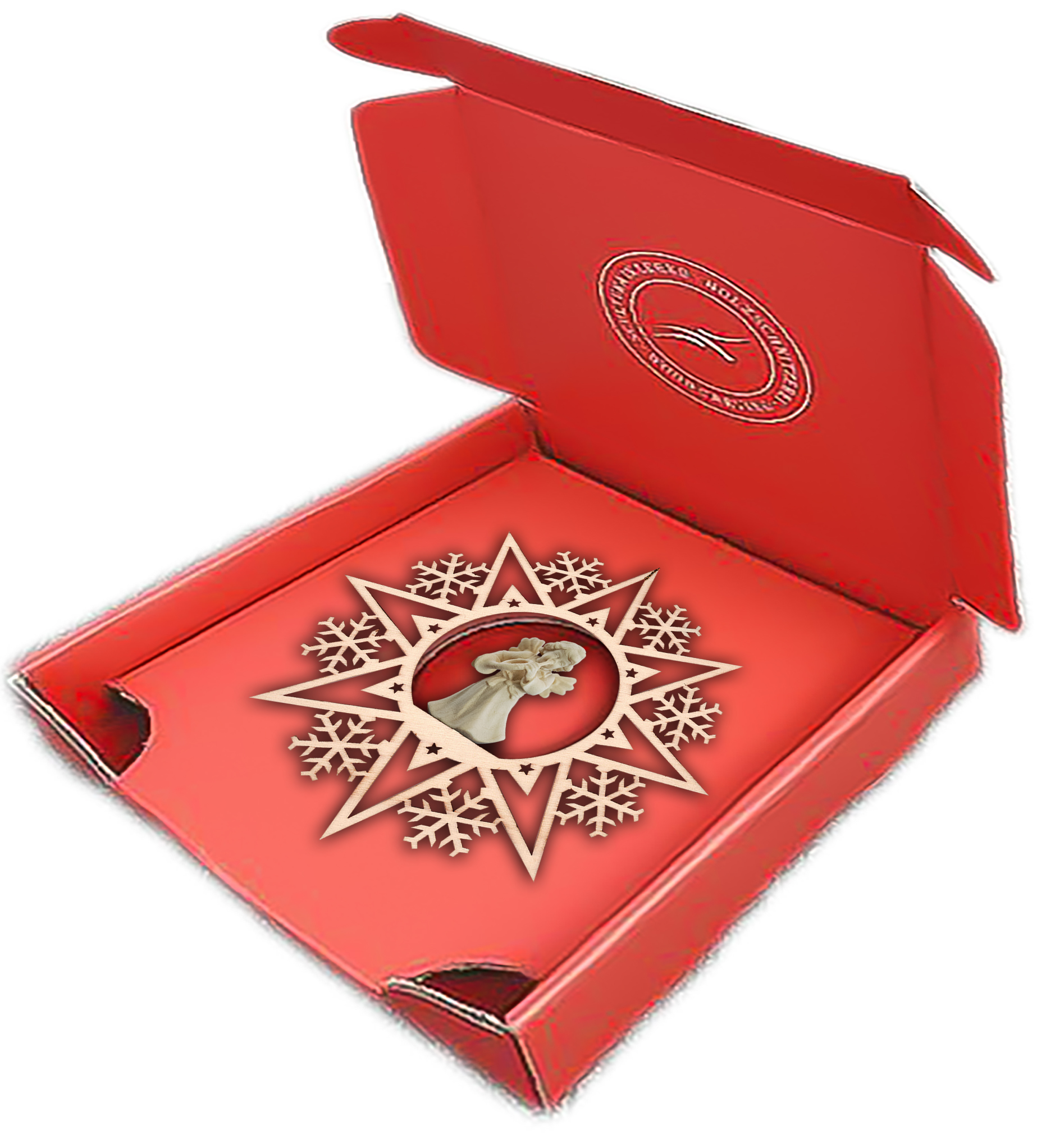 Engel Ruffini Horn auf Stern_02 in Box