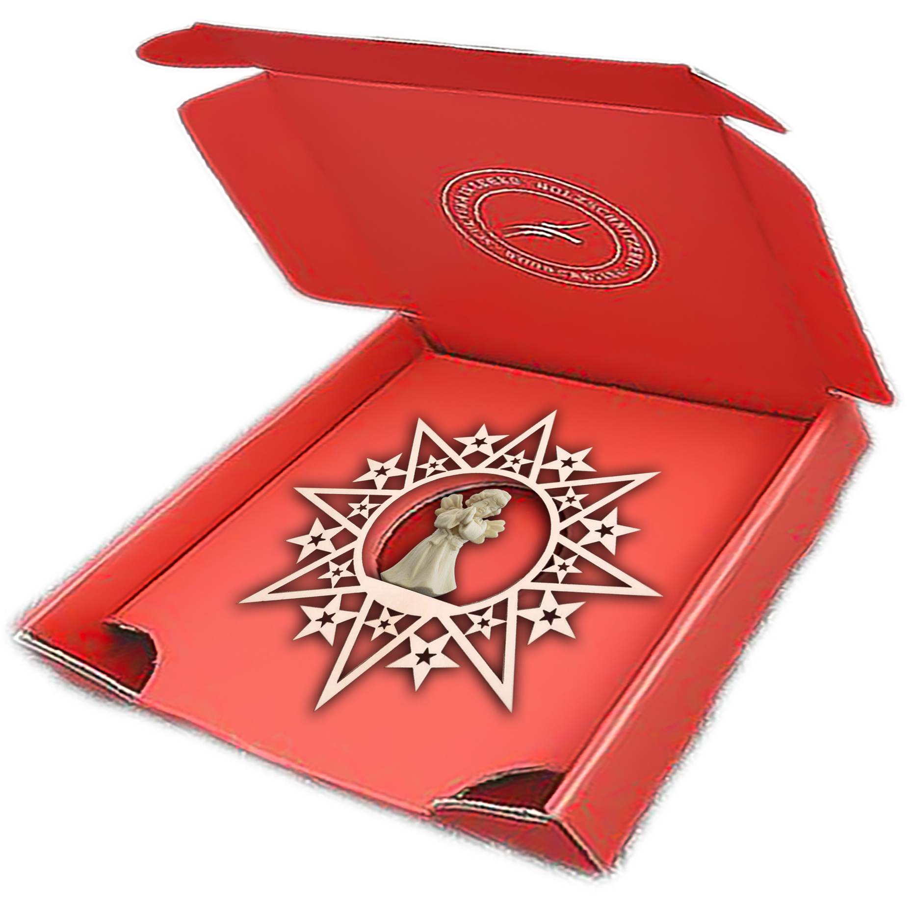 Engel Ruffini betend auf Stern_03 in Box