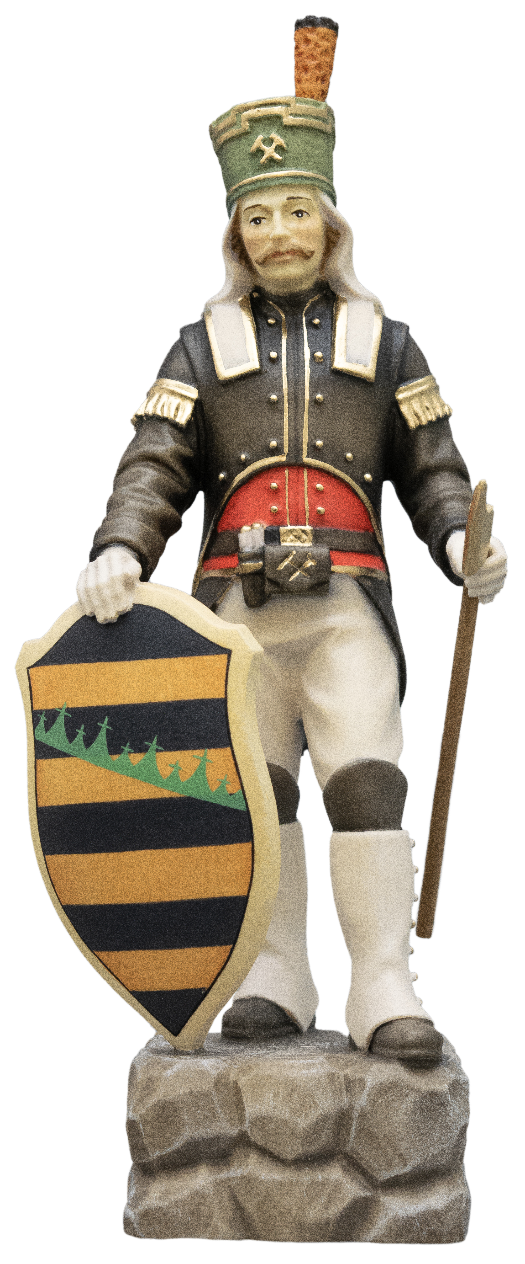 Obersteiger mit Wappen