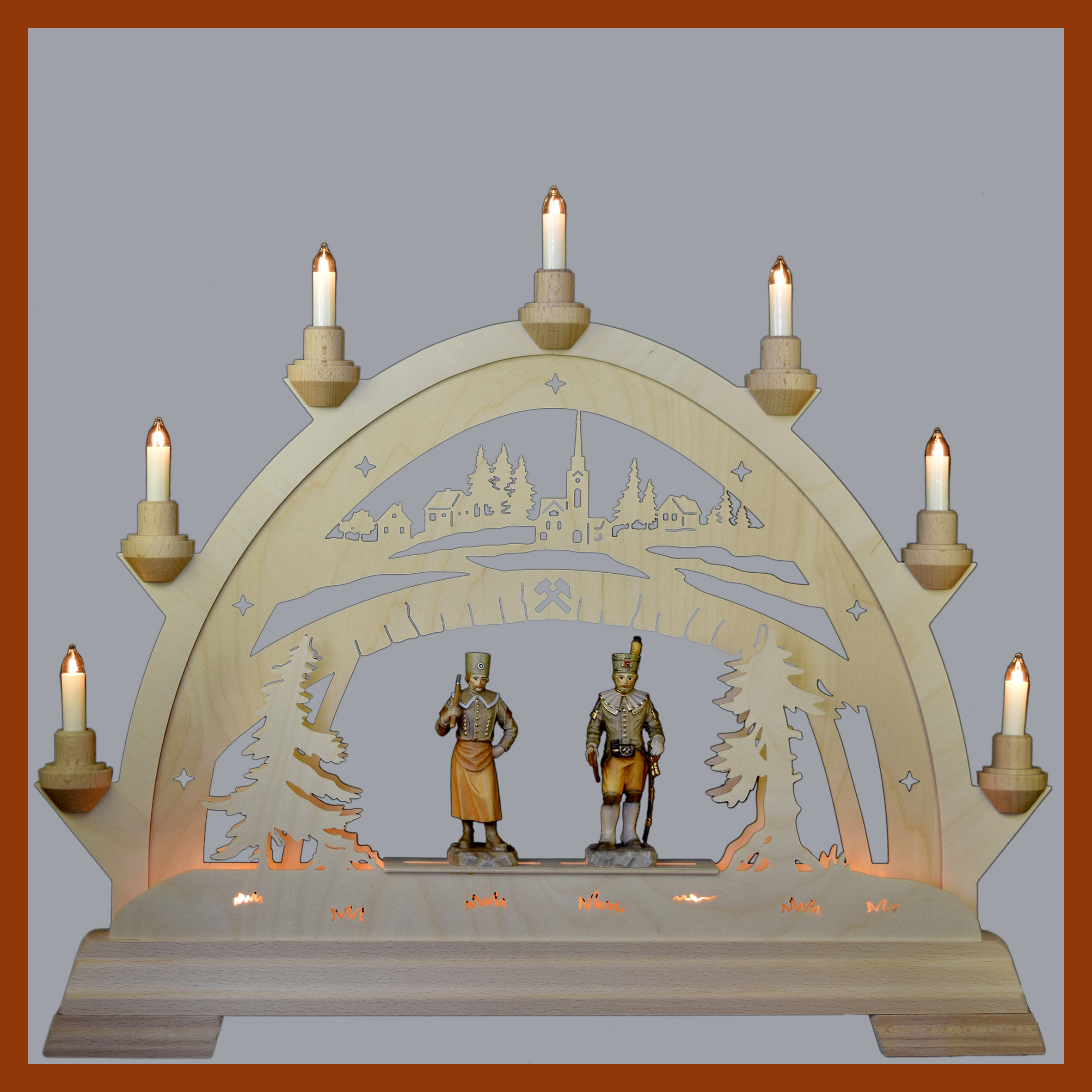 Arco 42x49x7cm con 2minatori 10cm