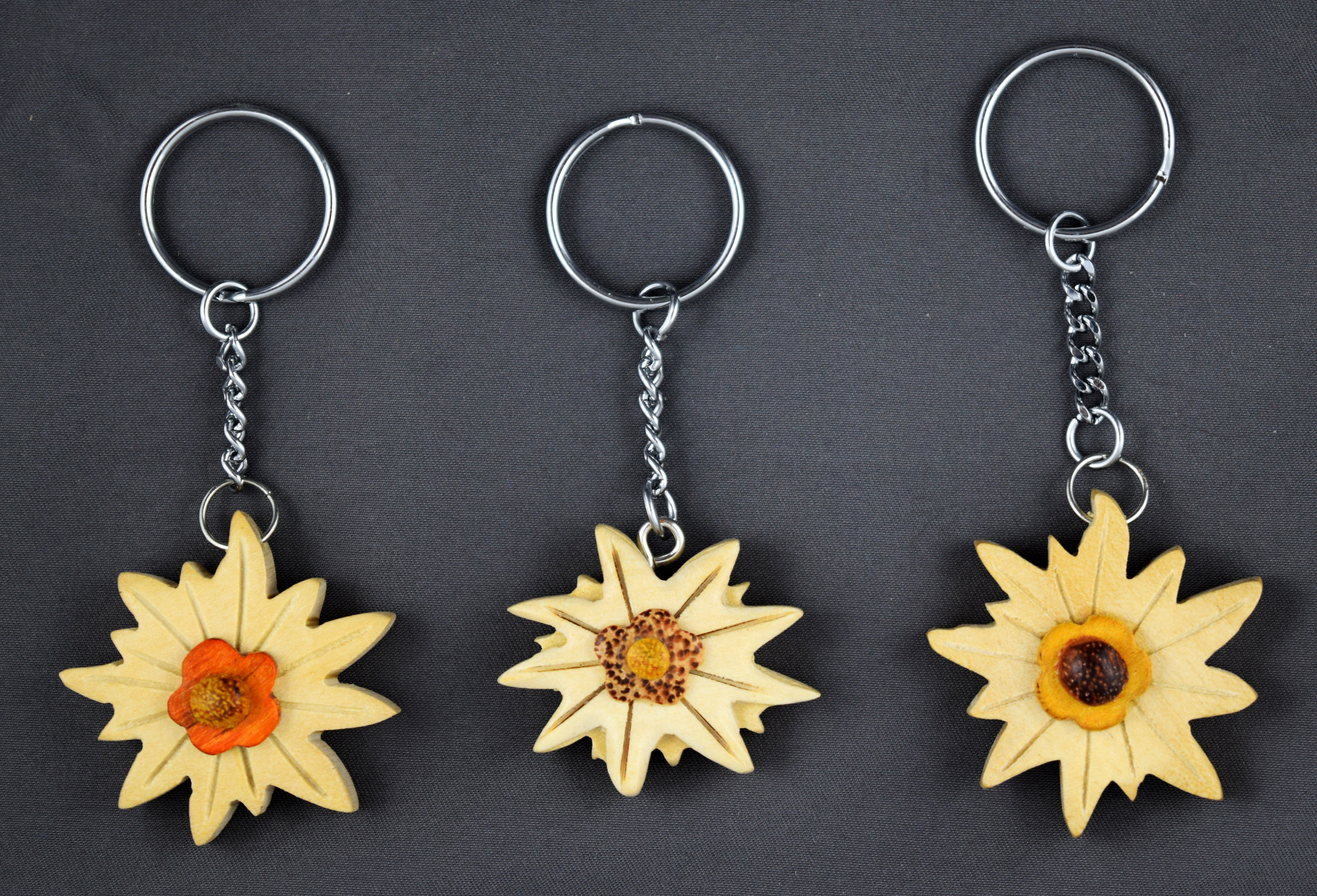 Schlüsselanhänger Edelweiß klein x12St.