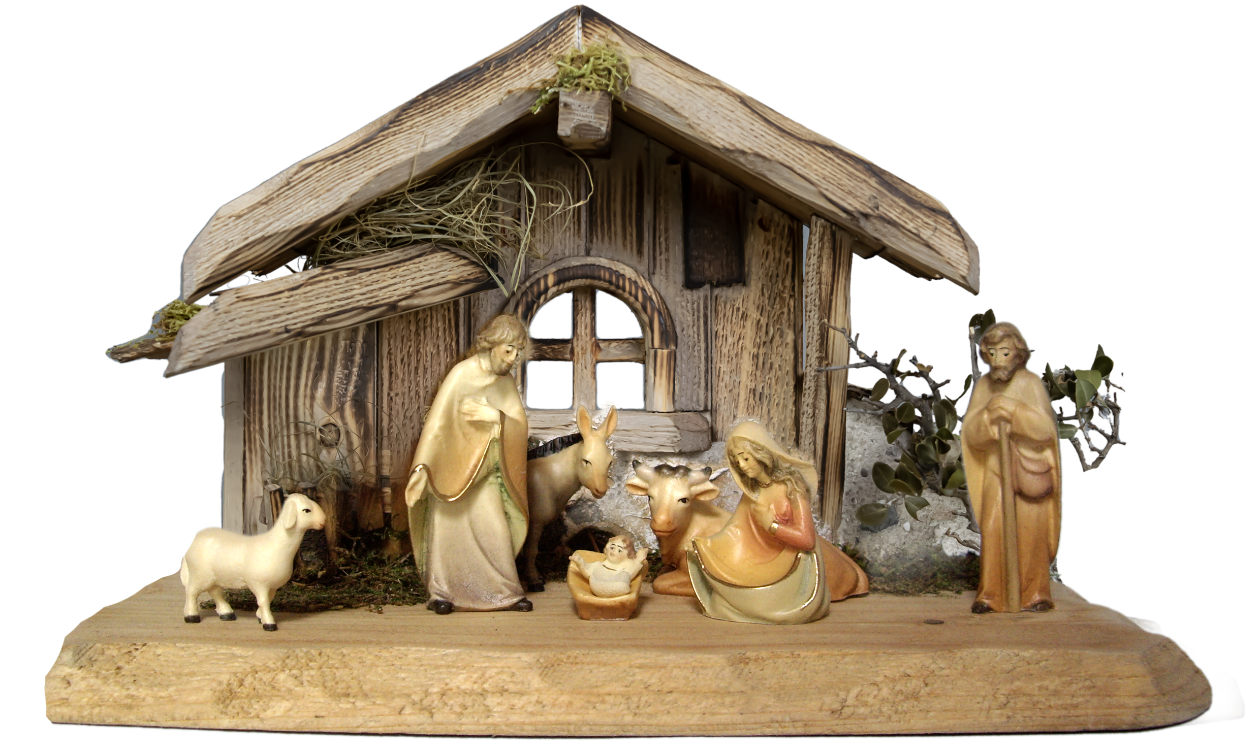 Familienstall +7tlg Kaledos Krippe