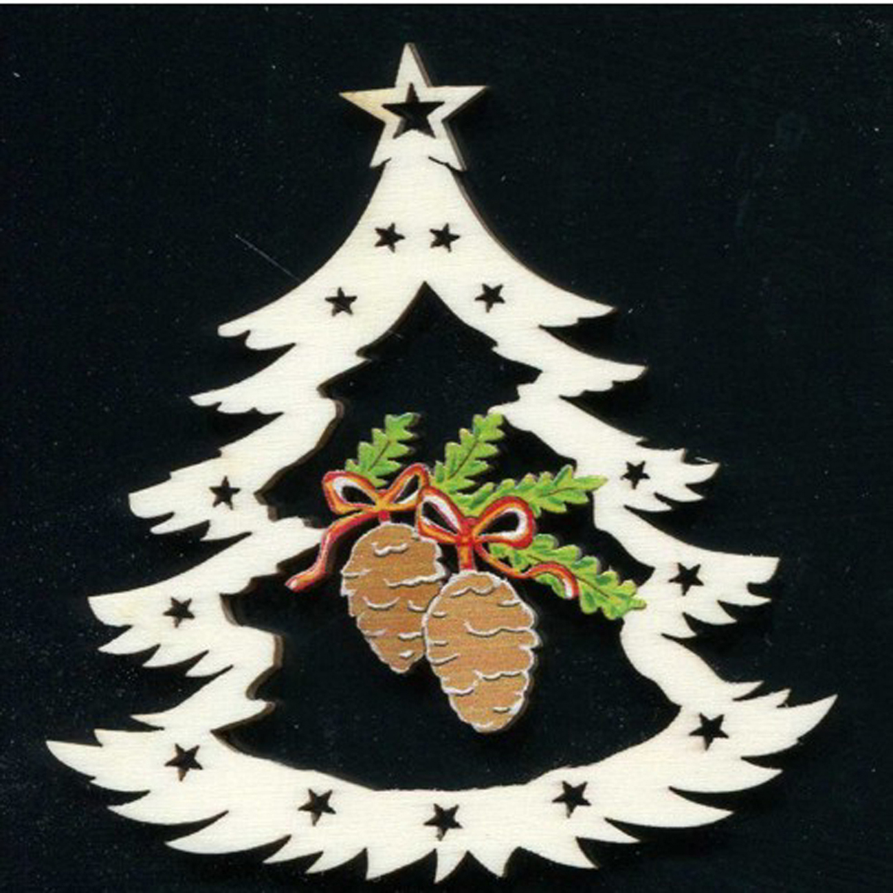 Tanne 2 Tannenzapfen color