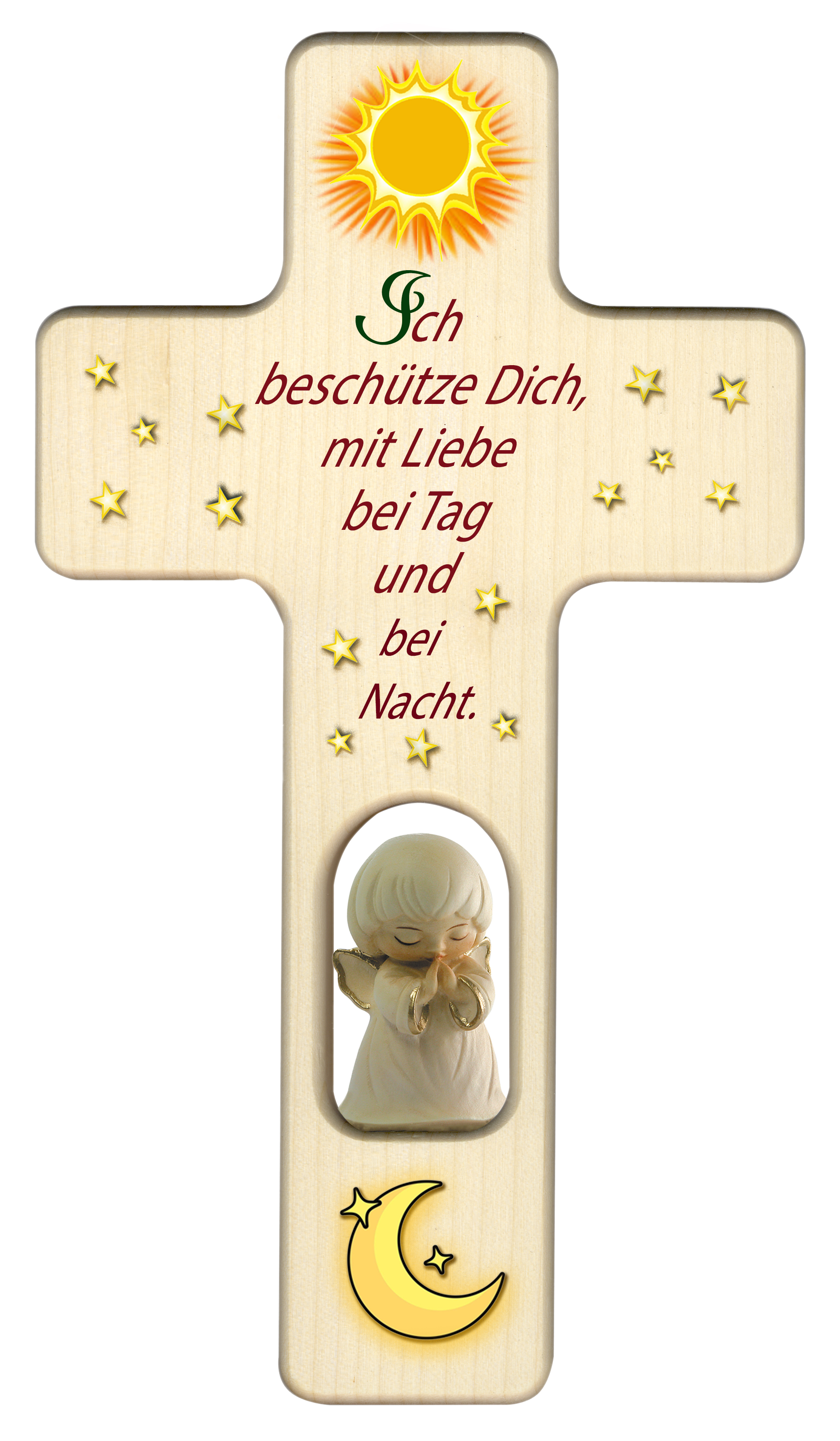 Kreuz mit Engel_Ich beschütze..