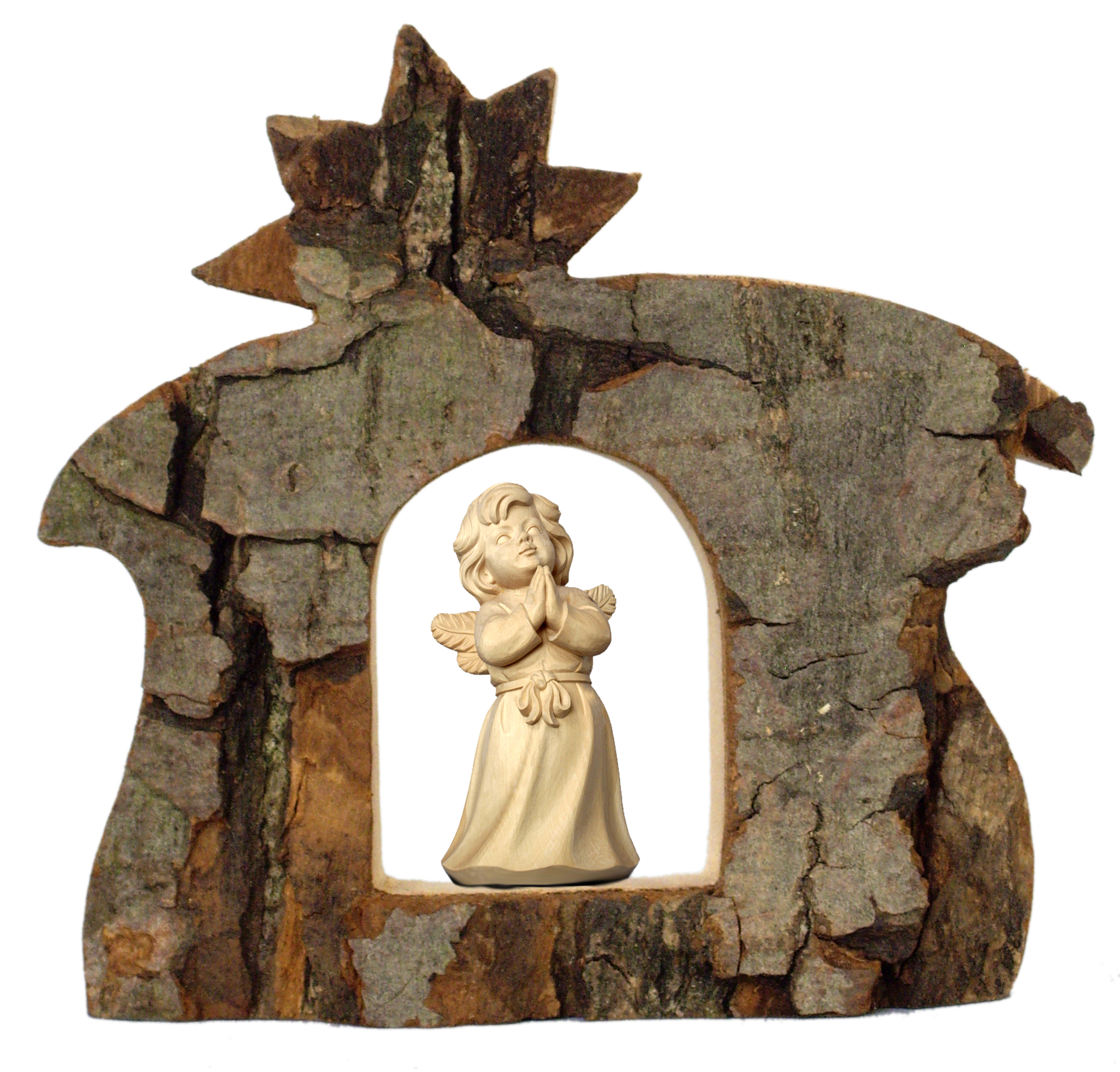 Rindenstall m.Engel der Liebe