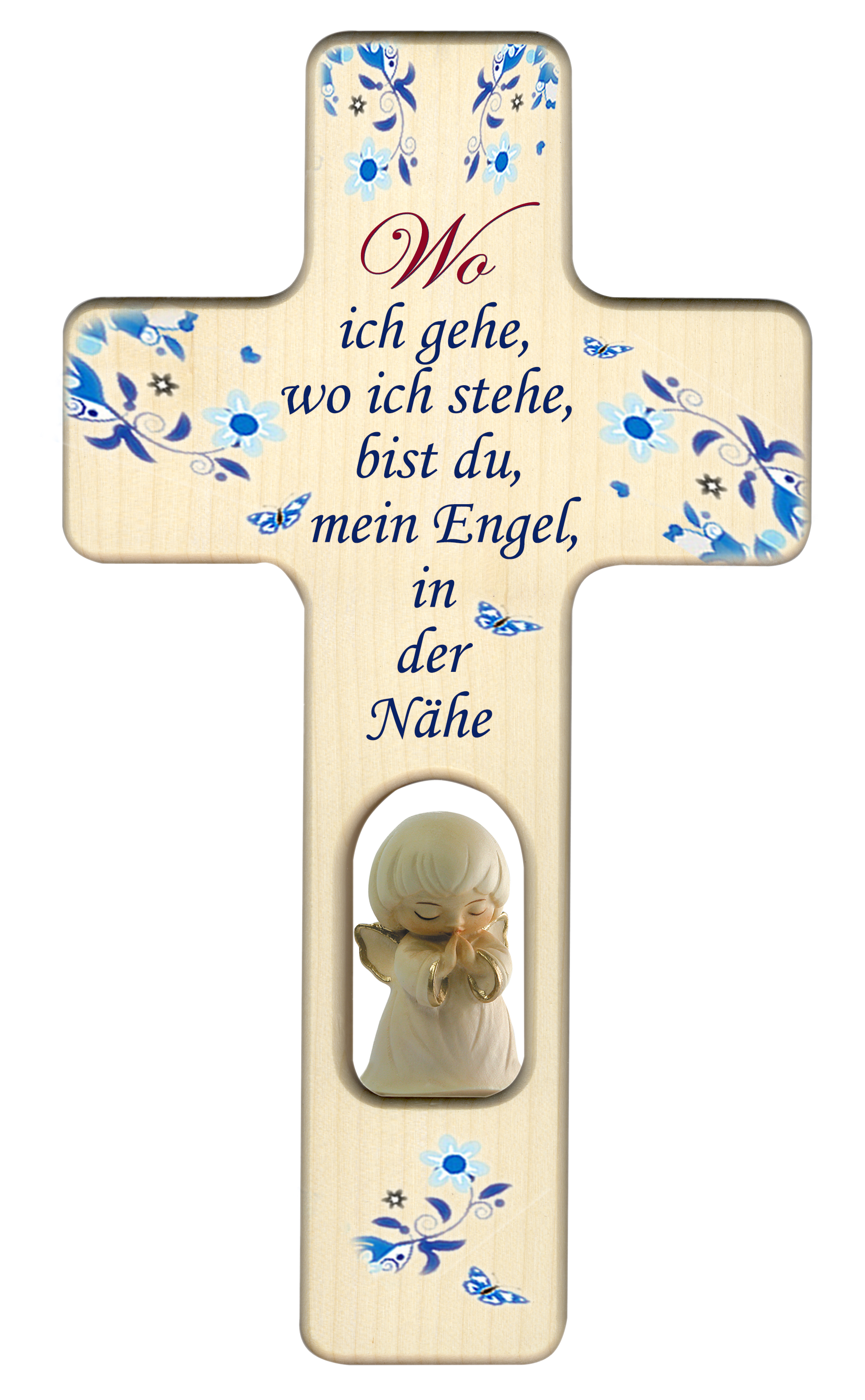 Kreuz mit Engel_Wo ich gehe..