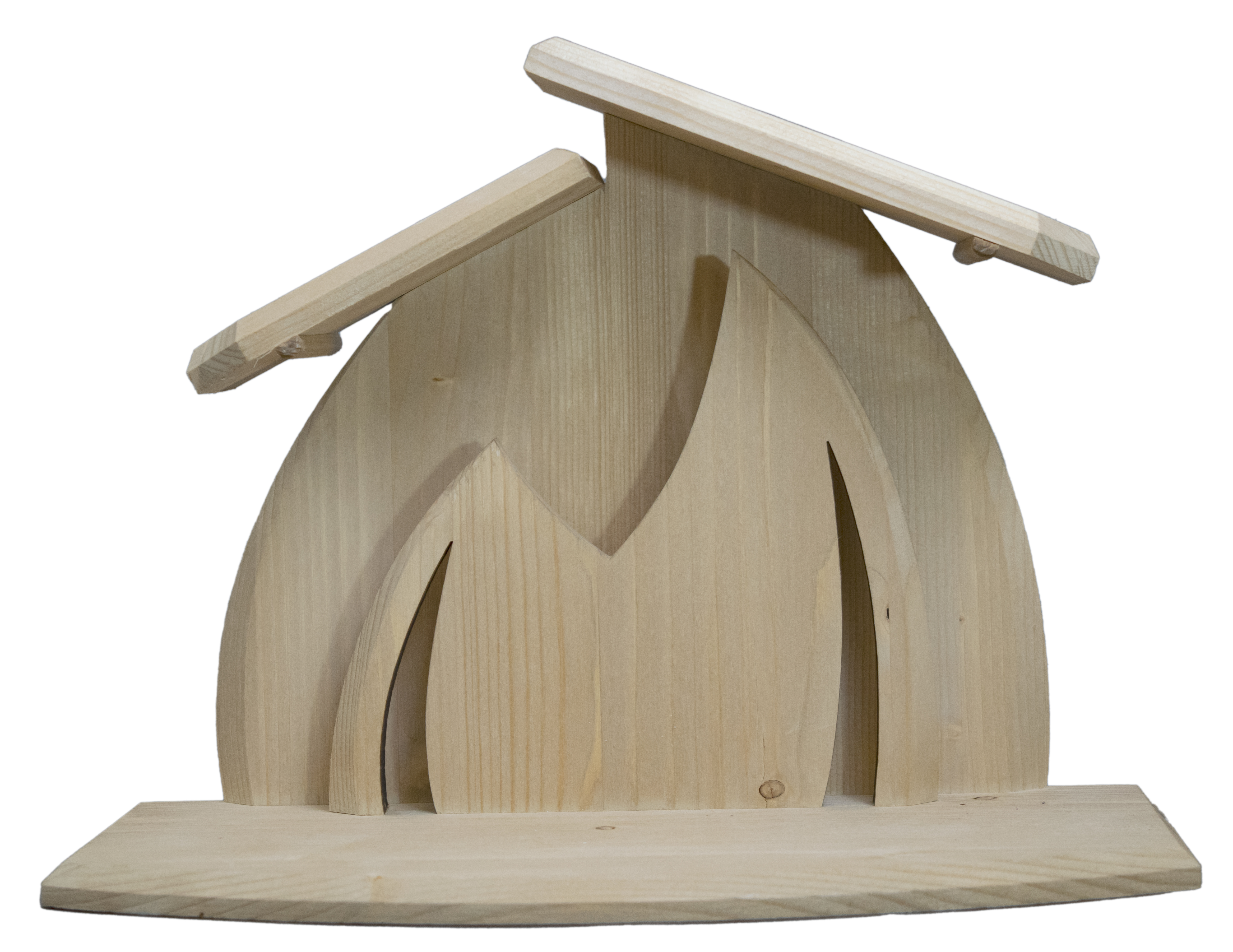 Familienstall Altea für Krippenfiguren Aram