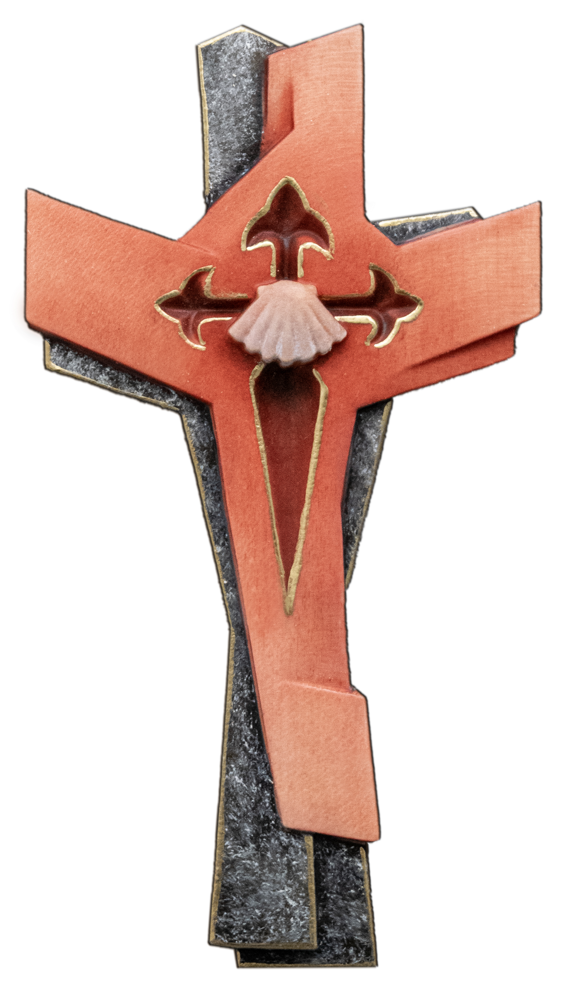 Pilgerkreuz marmor rot Der Weg