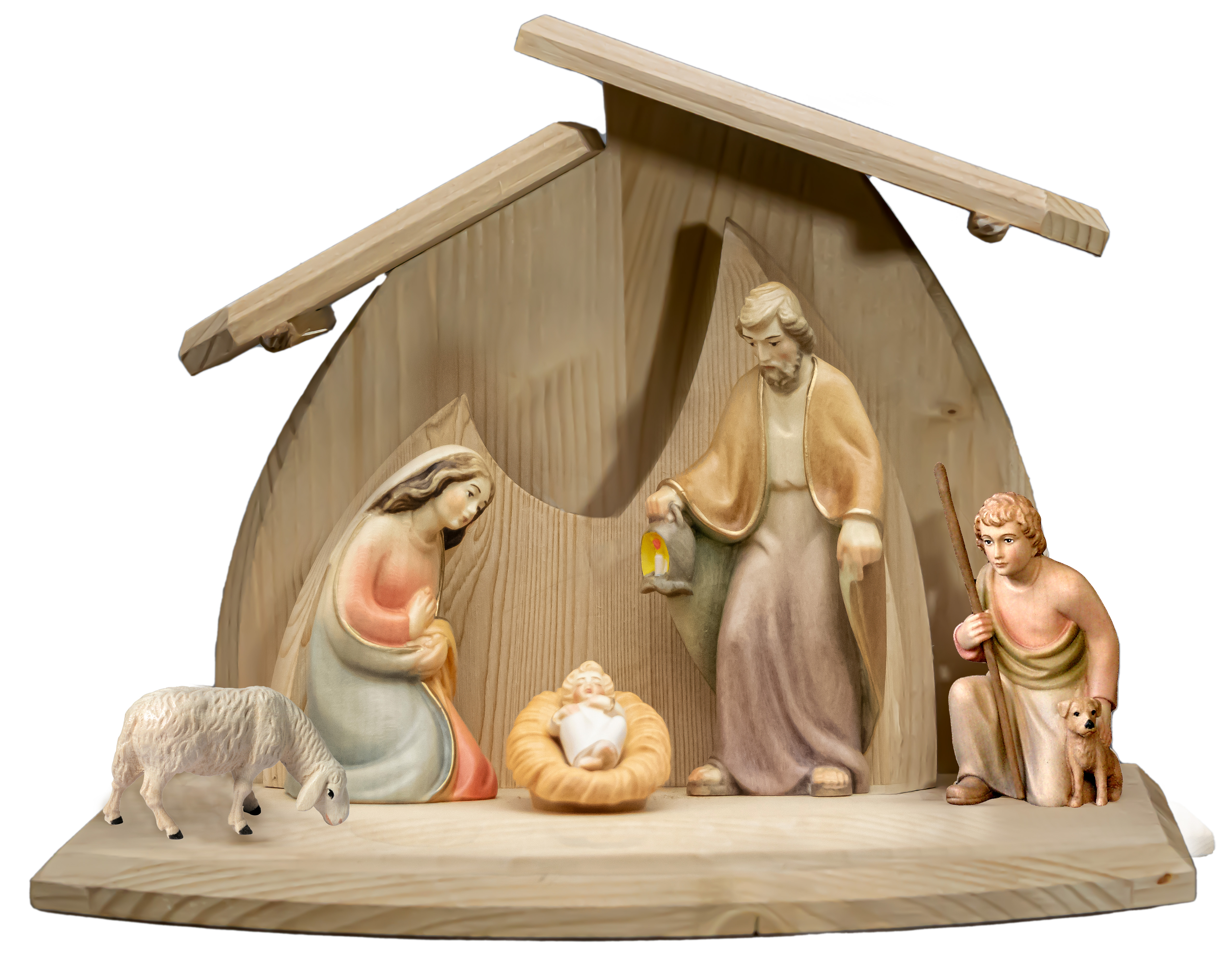 Fam.Stall Altea+ 5tlg. Rudolfkrippenfiguren