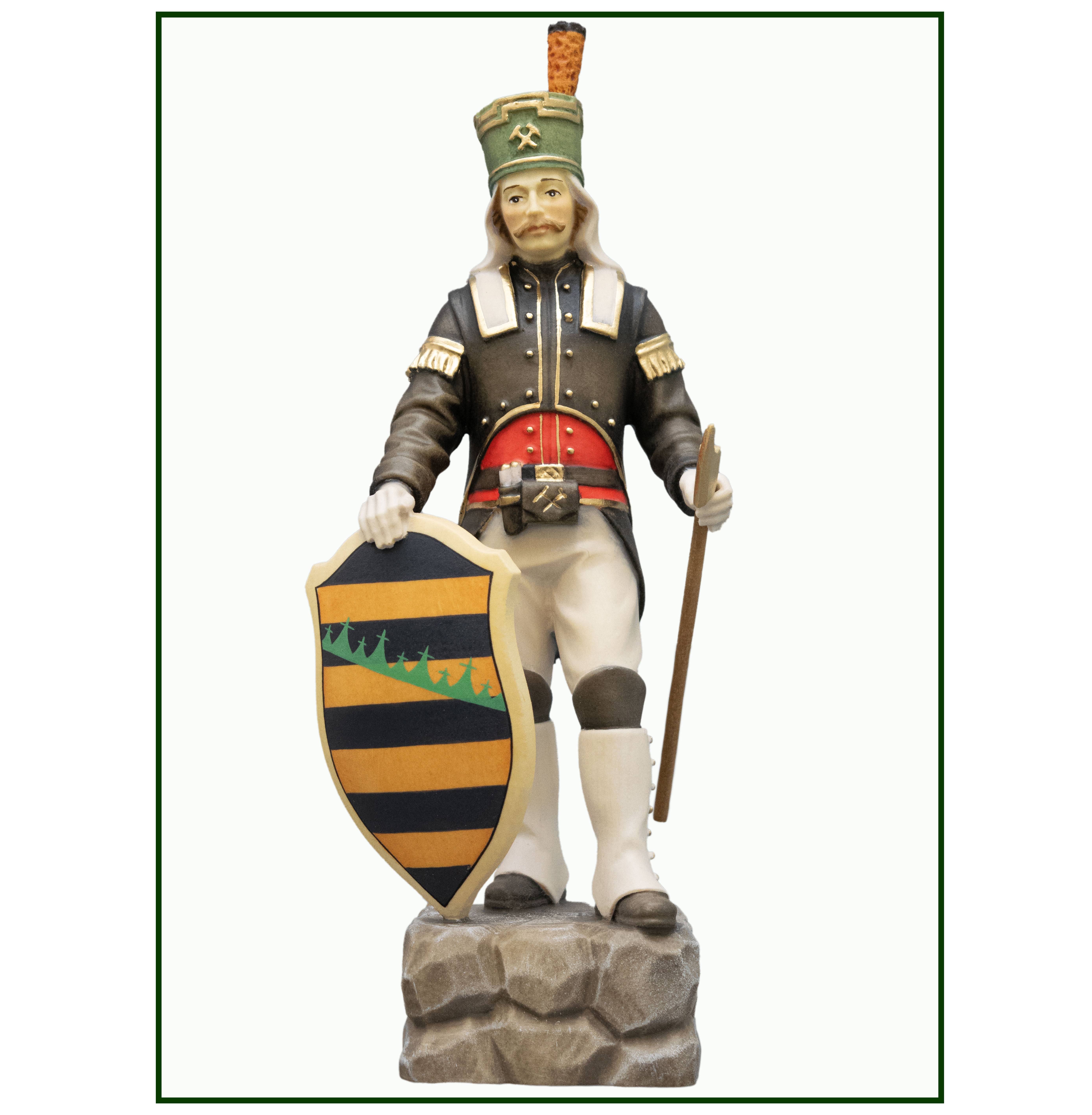 Obersteiger mit Wappen