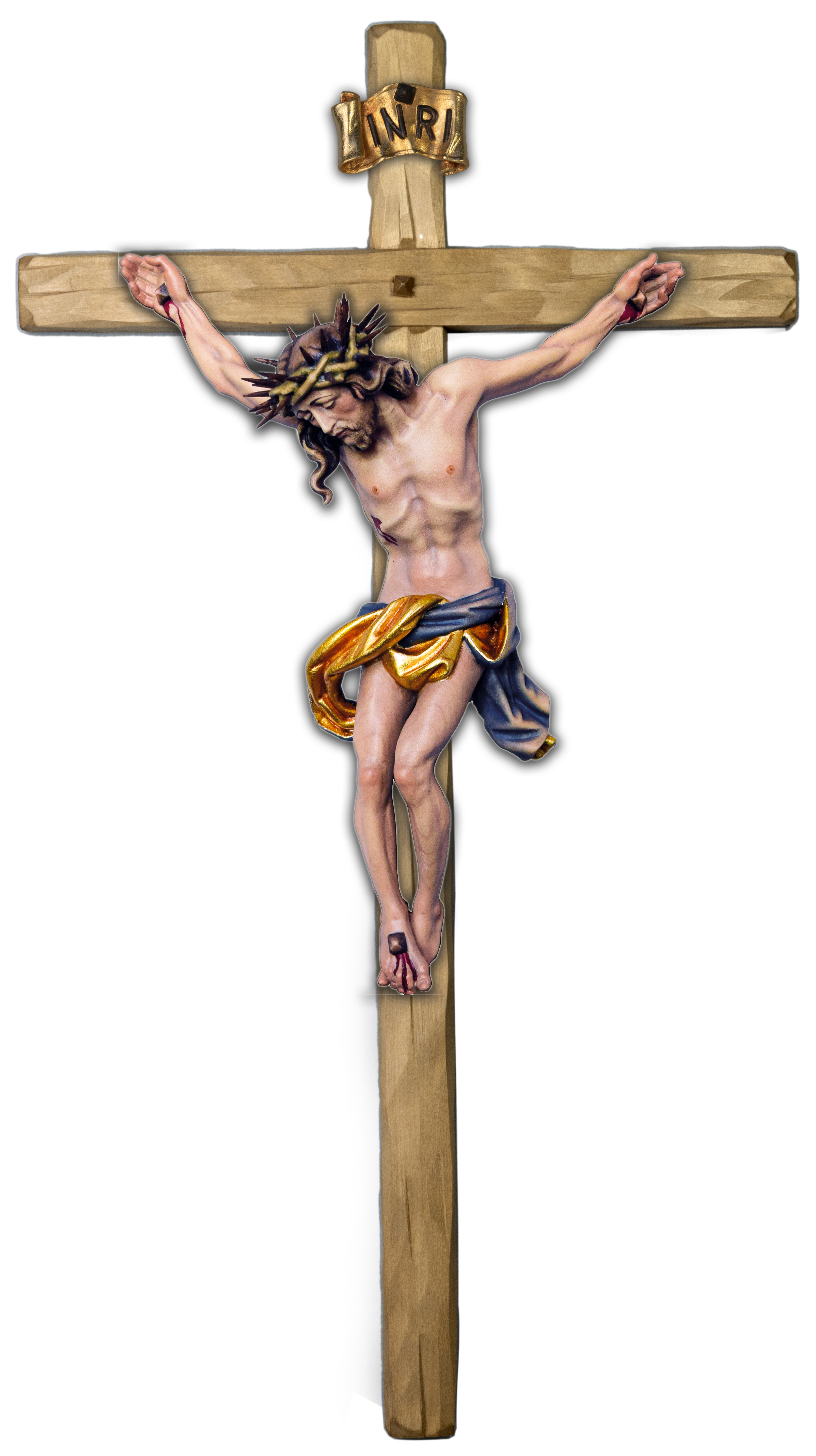 Kruzifix Romerio+Dornen+Kx.gerade gesch.