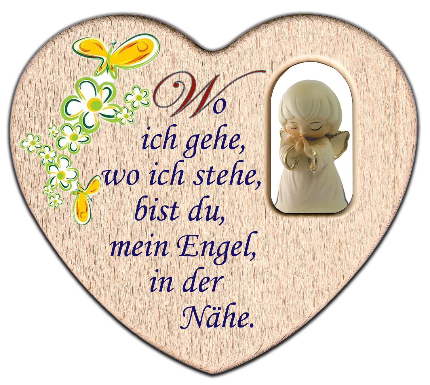 Herz mit Engel_Wo ich gehe....