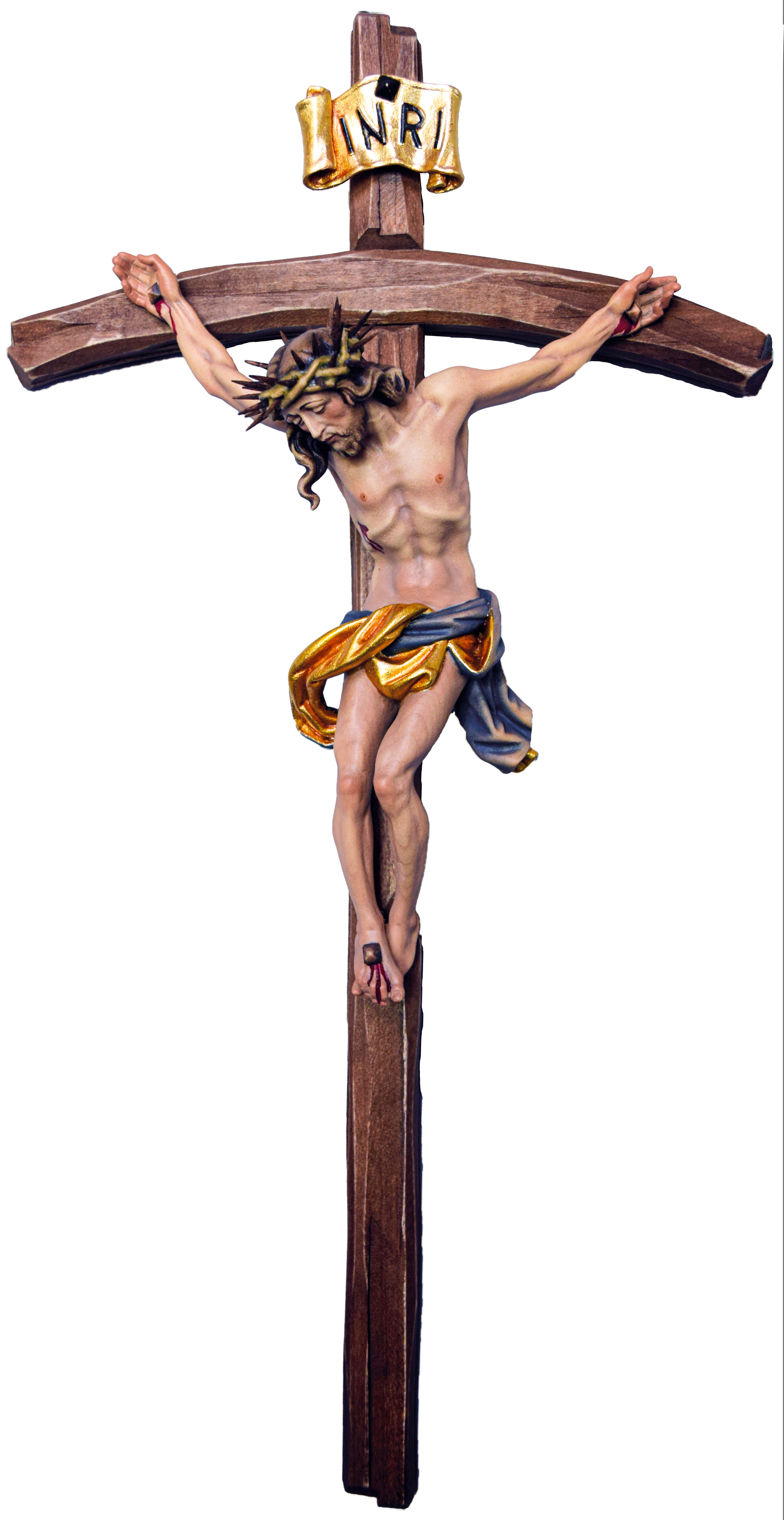 Kruzifix Romerio+Dornen Kx.gebo. gesch.