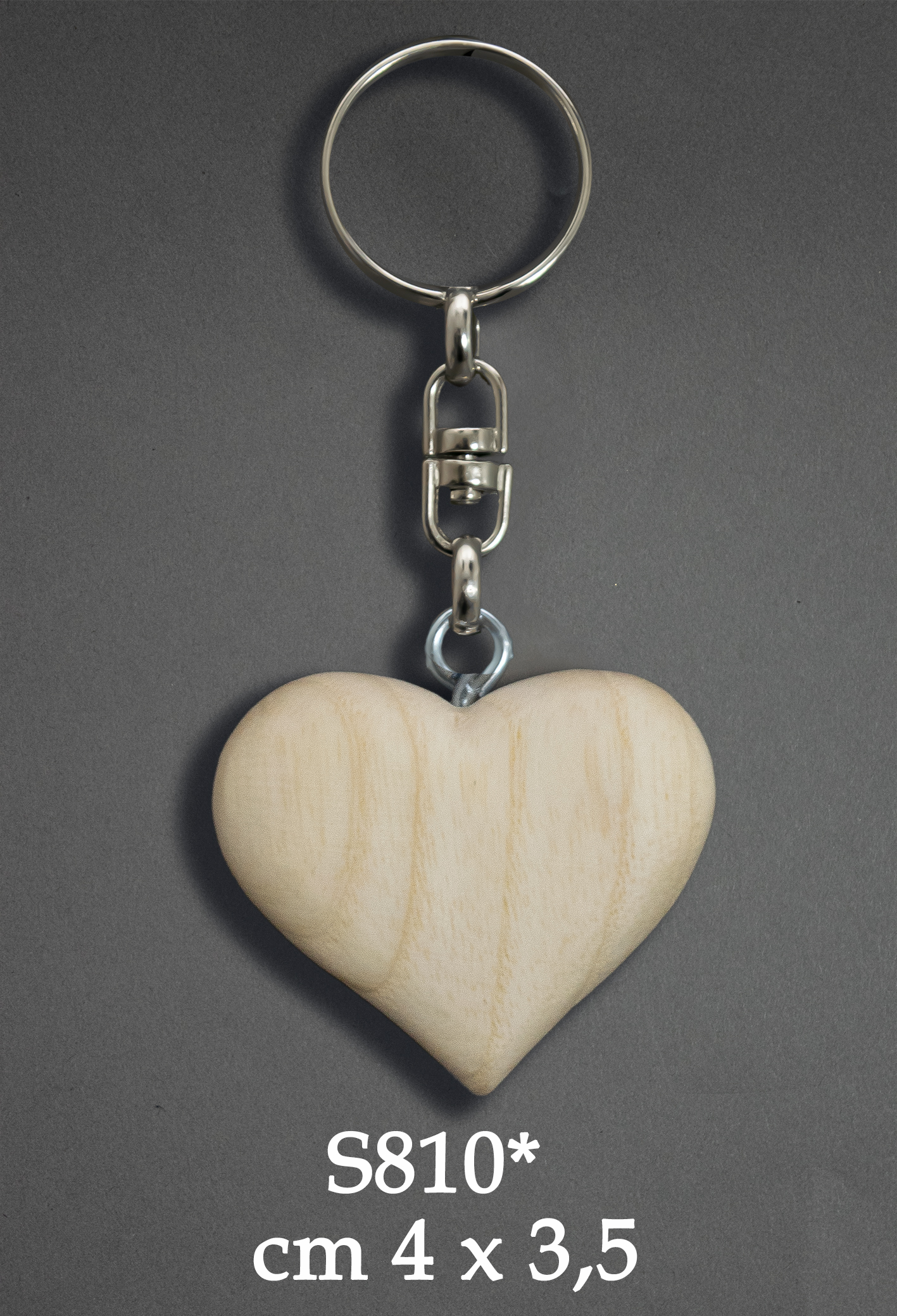 Teddy Bear Heart Keyring