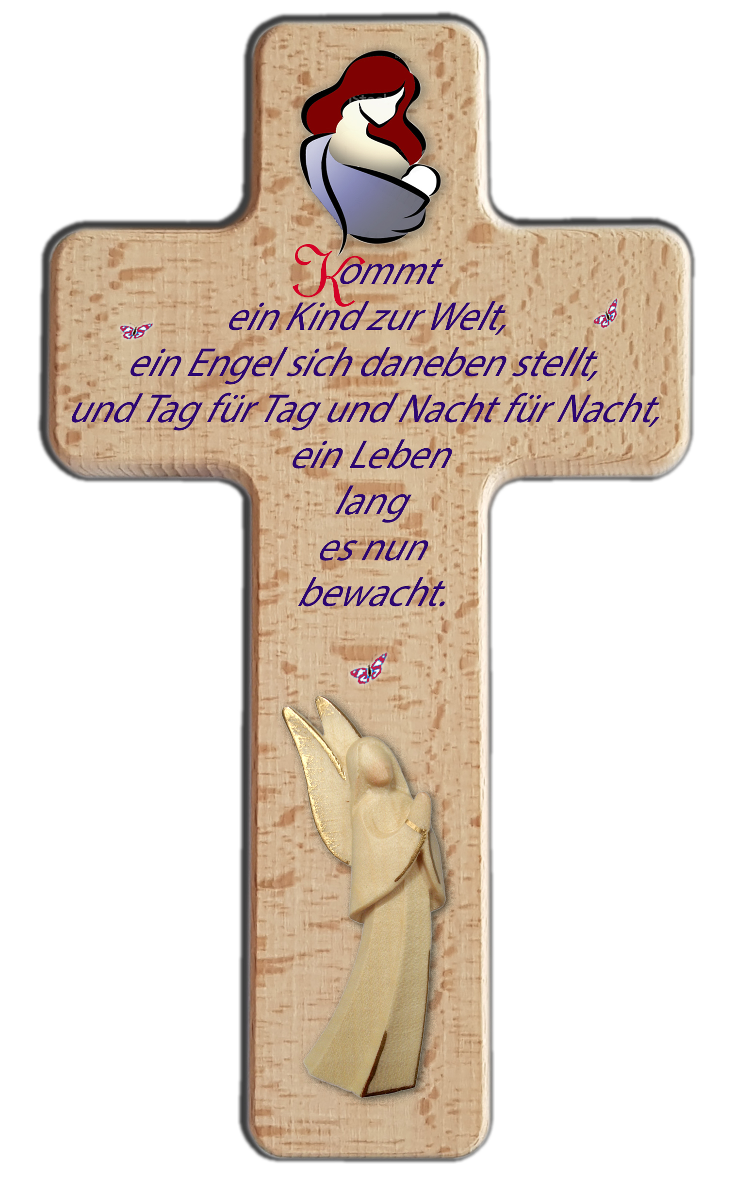 Kreuz mit Aram Engel Betend_Kommt ein Kind