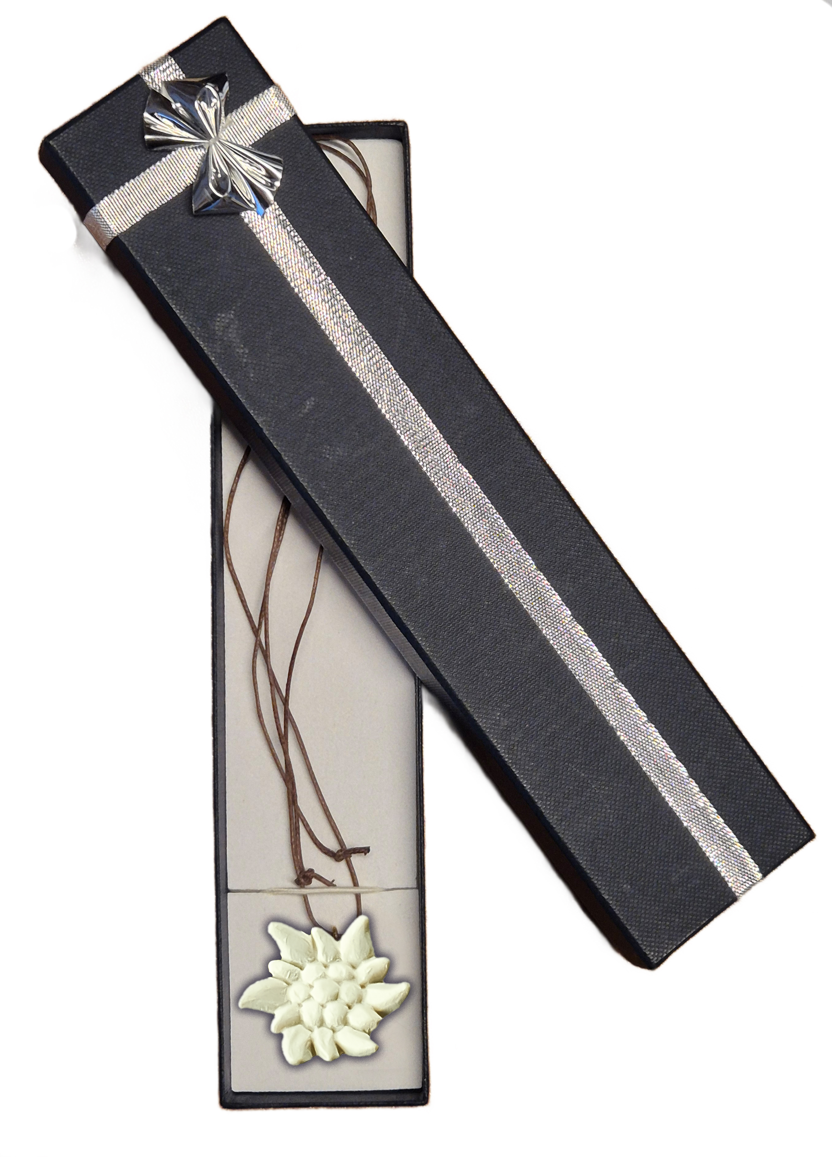 Edelweiss Halsband mit Schachtel