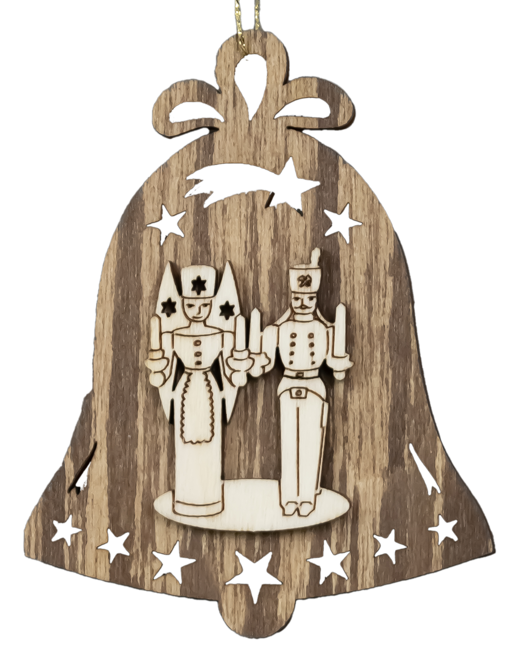 Ore Mountain Figures on both sides of bell