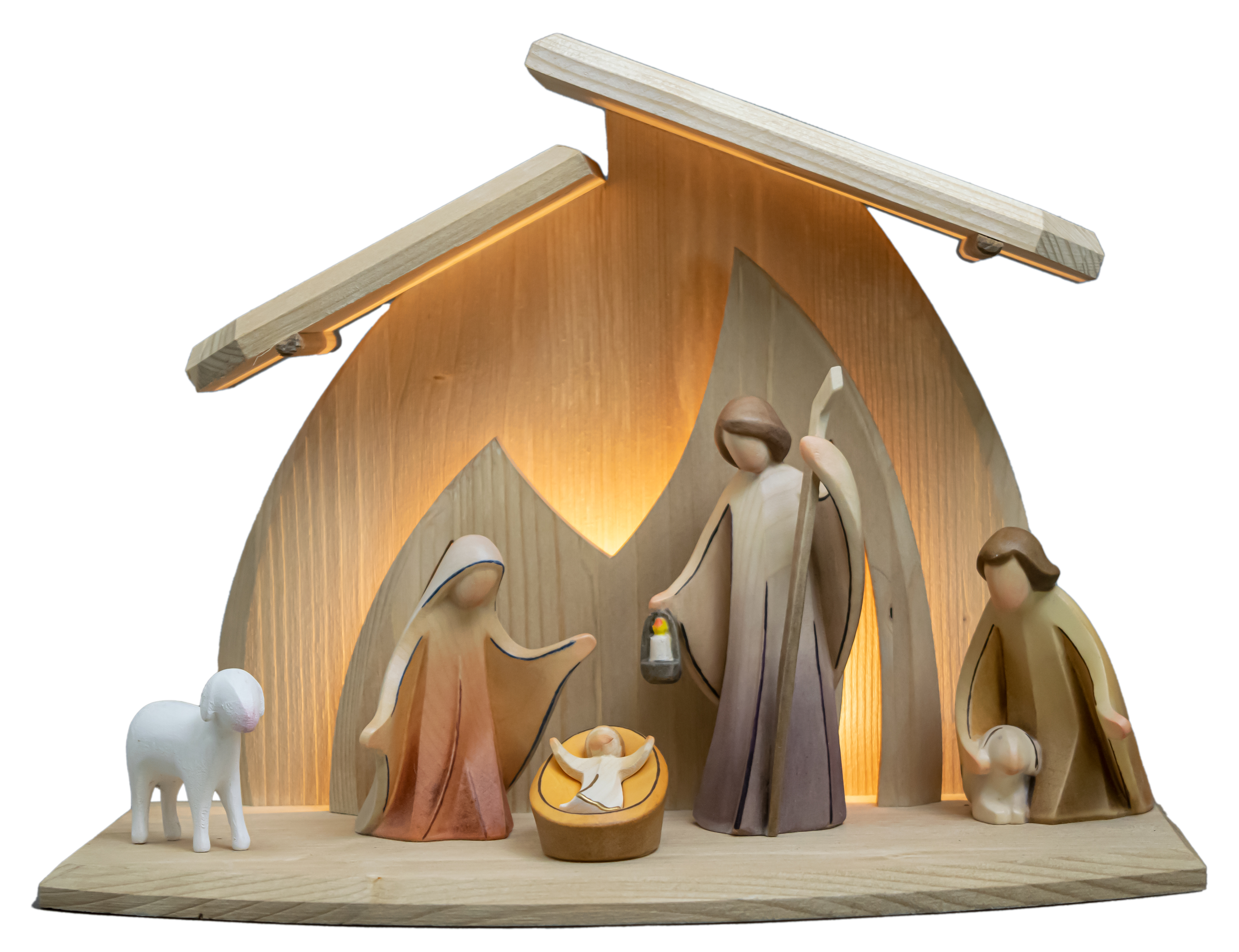 6tlg. Hl.Fam. Aram + LED Fam.Stall Altea