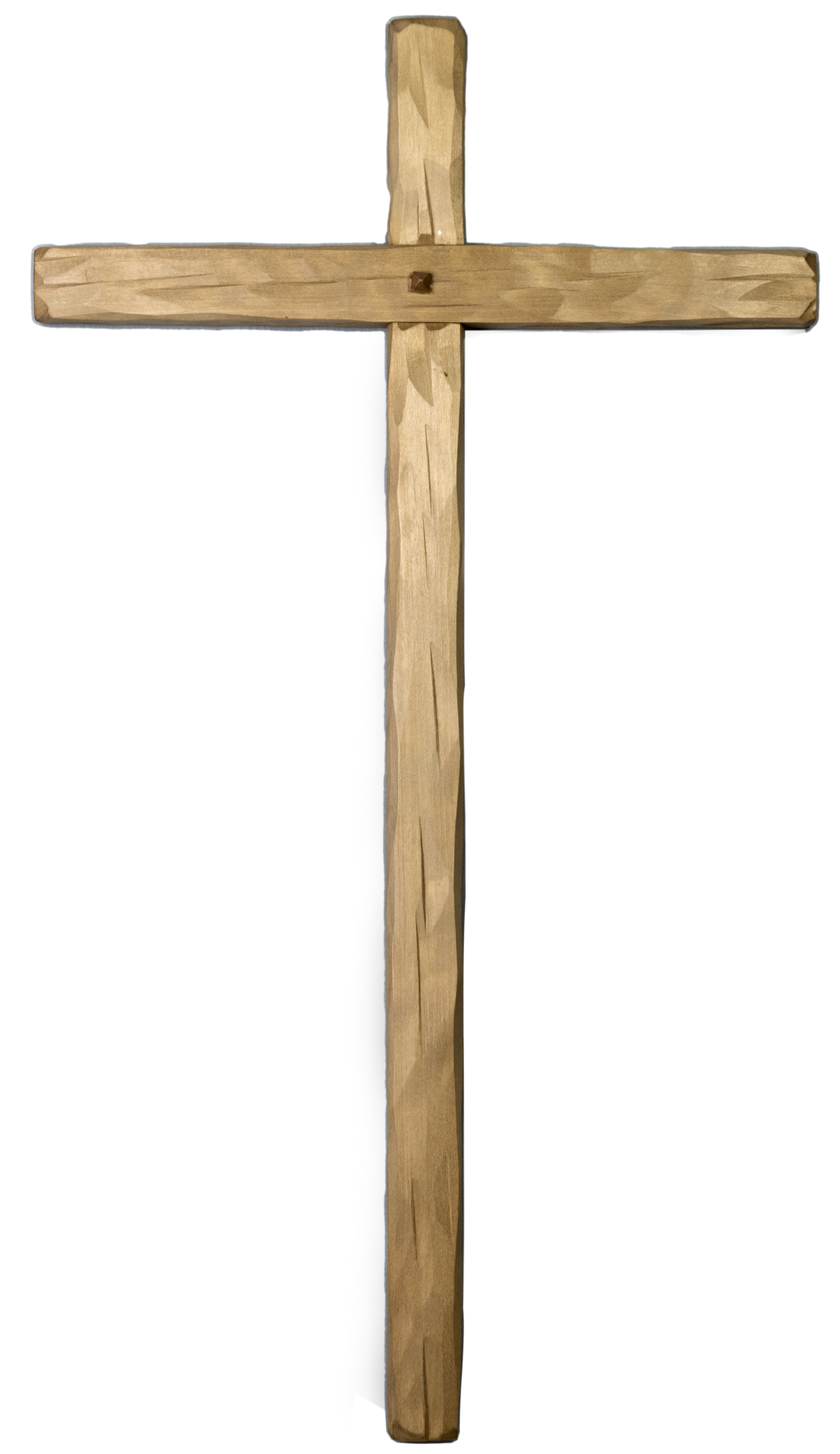 Kreuz gerade geschnitzt