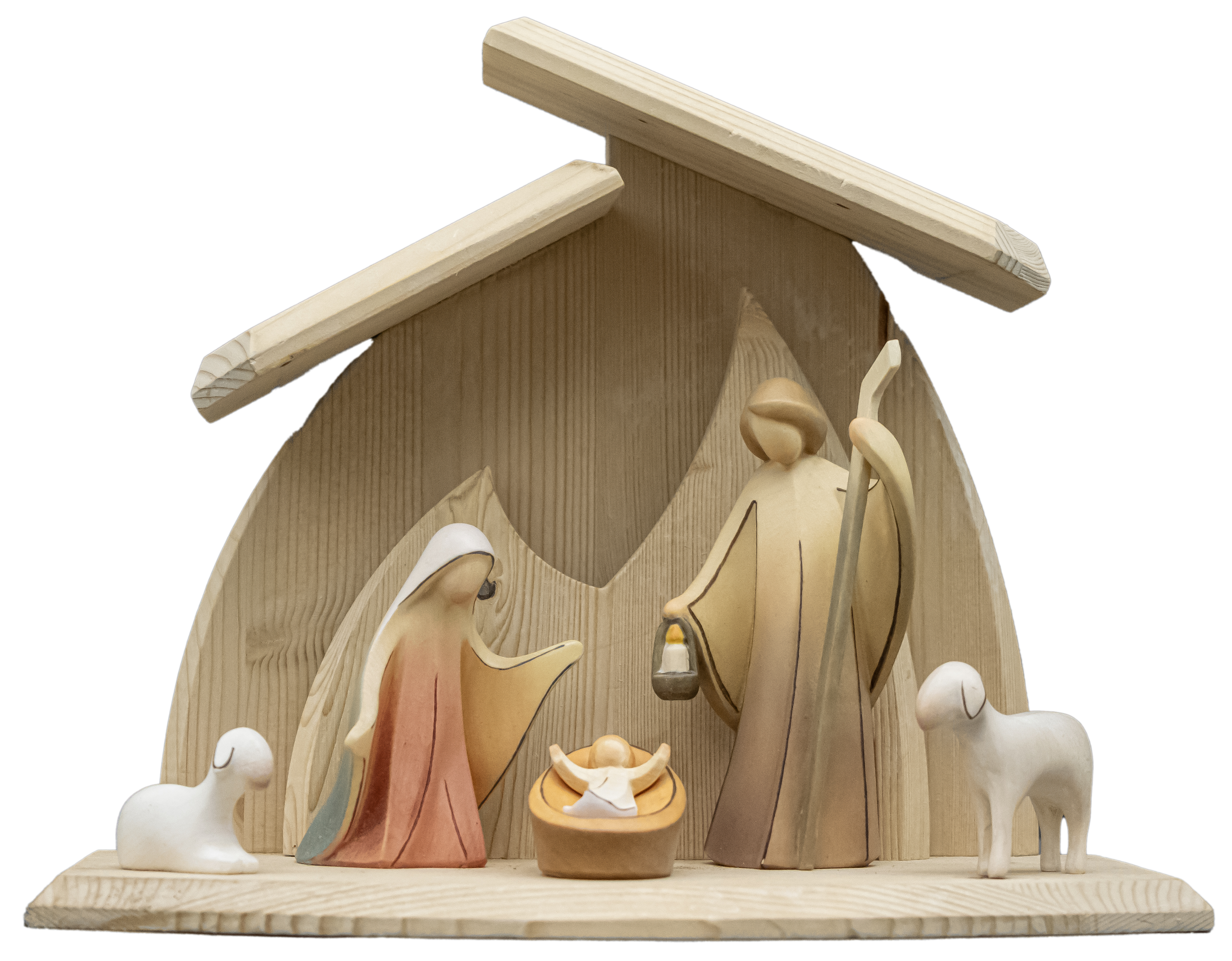 Fam.Stall Altea mit Hl. Fam. Aram und 2 Schafe