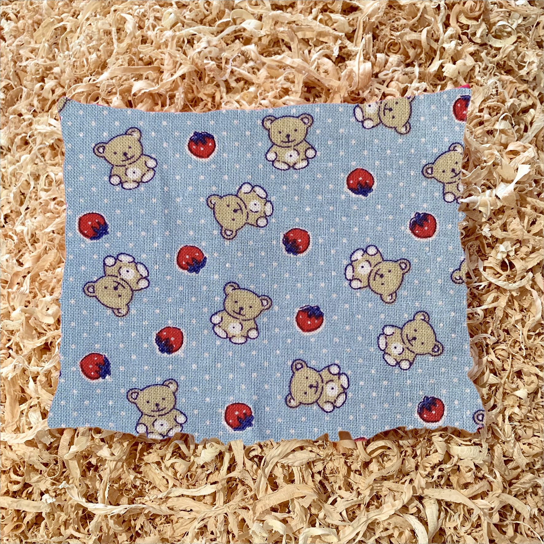 Pillow pinewood blue for kids