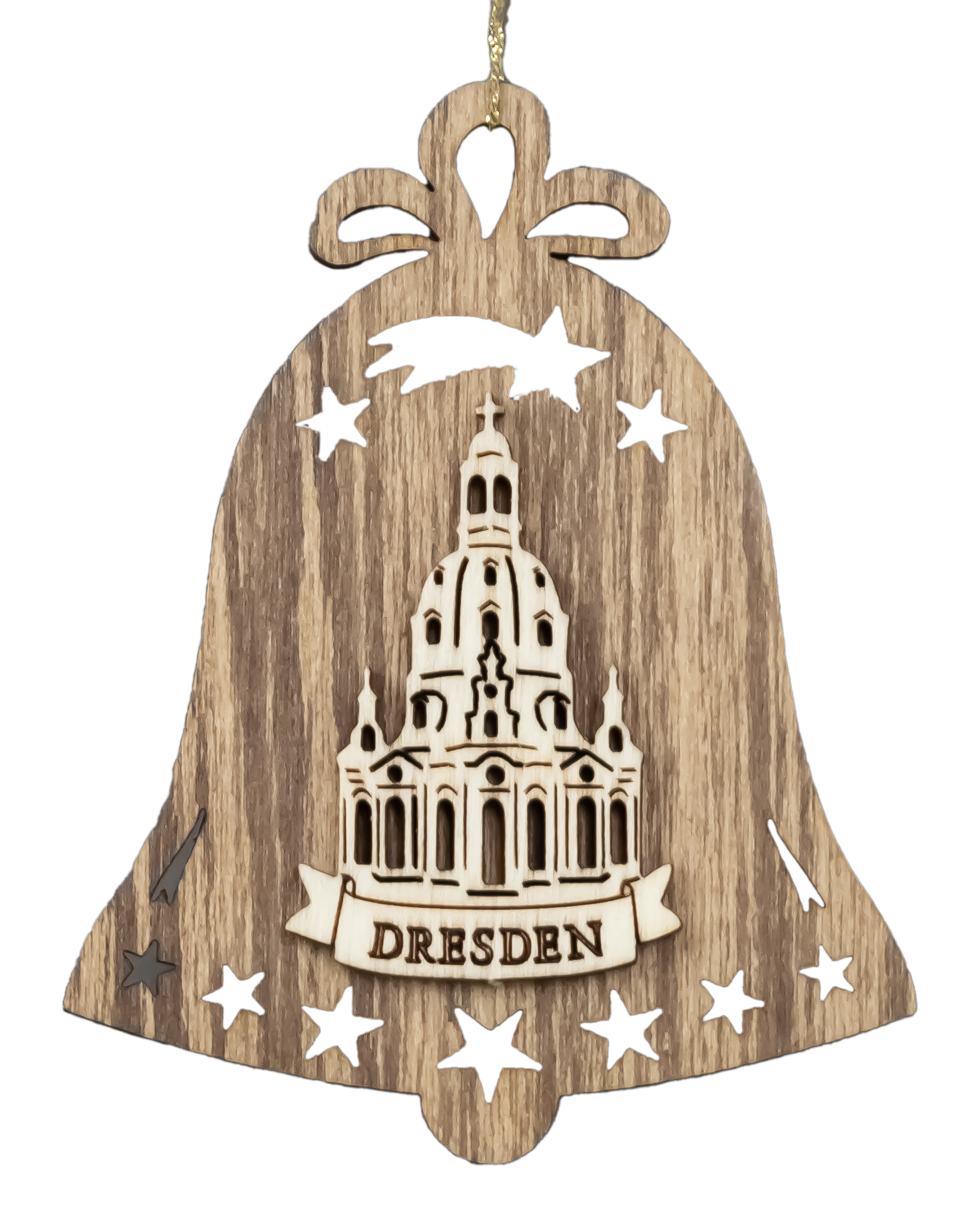 Frauenkirche Dresden auf Glocke Beidseitig