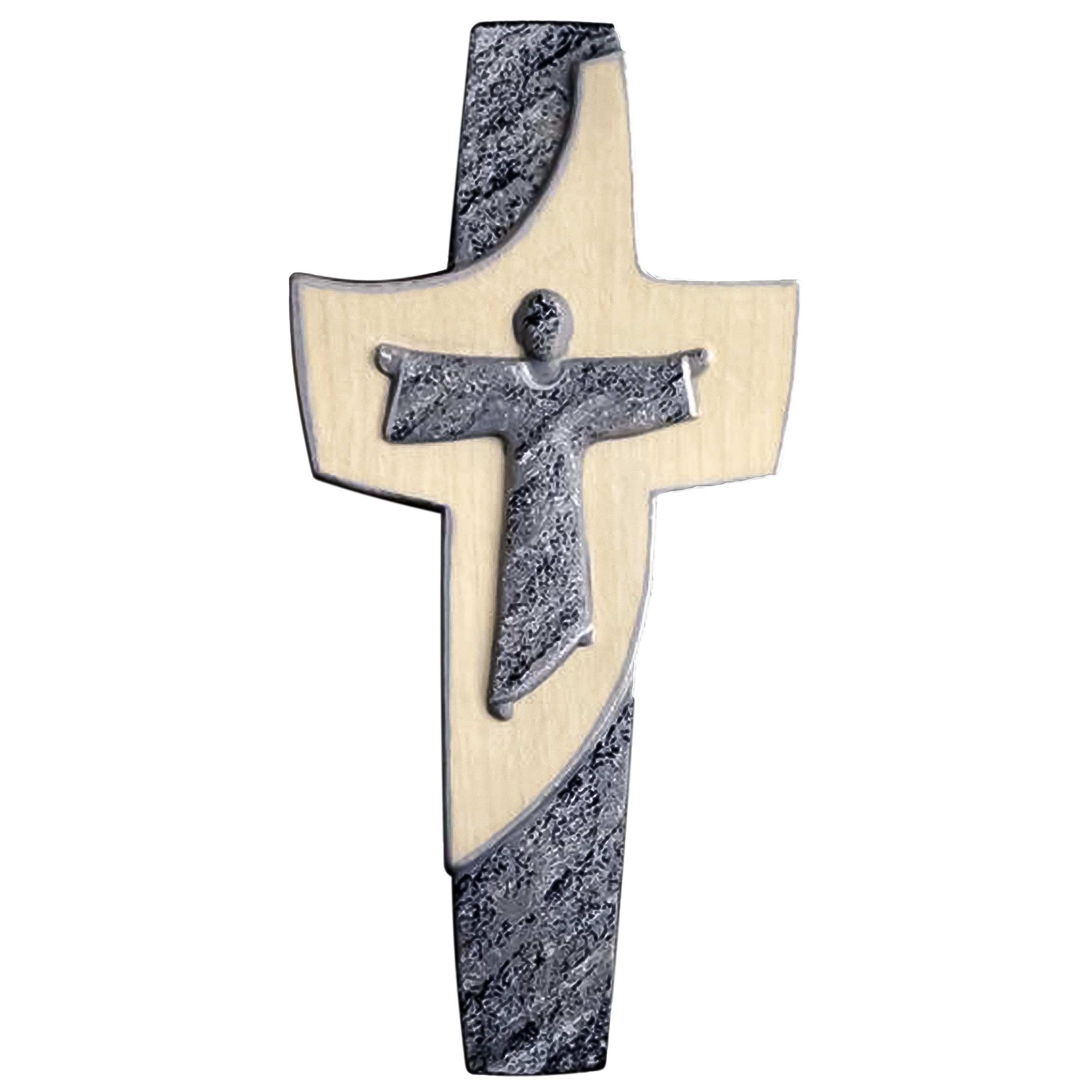 Franziskuskreuz Stein color