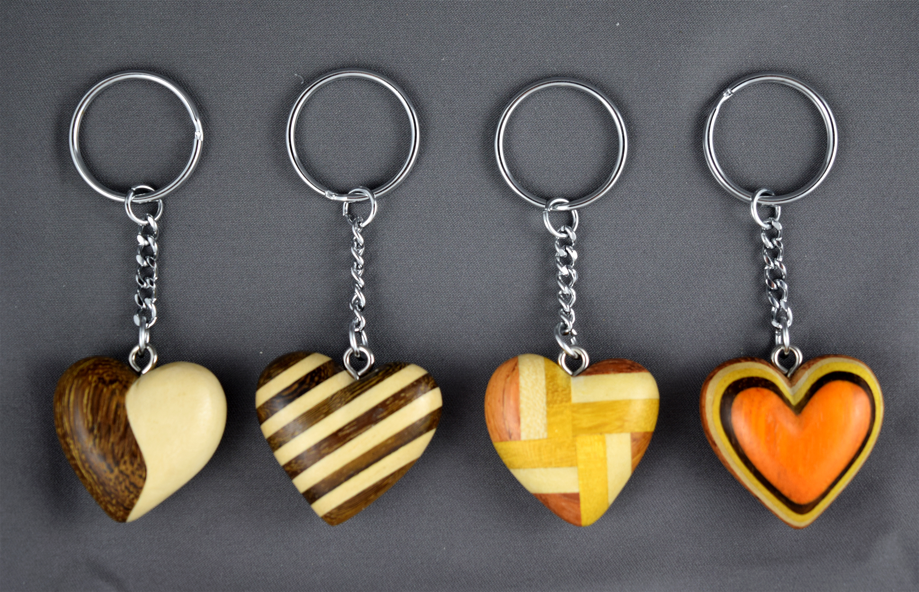 Schlüsselanhänger Herz klein x12St.