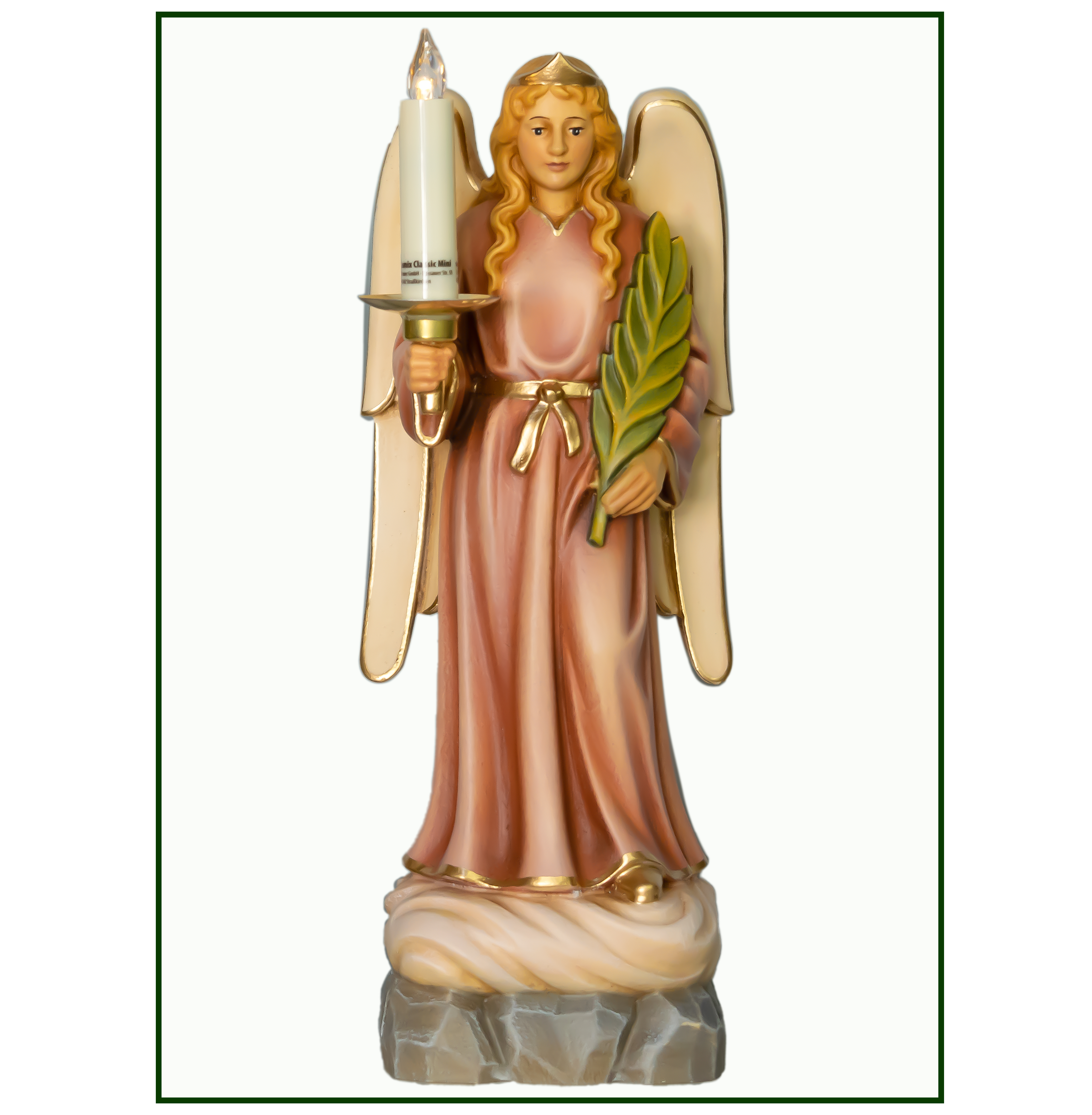 Engel mit Kerzenhalter