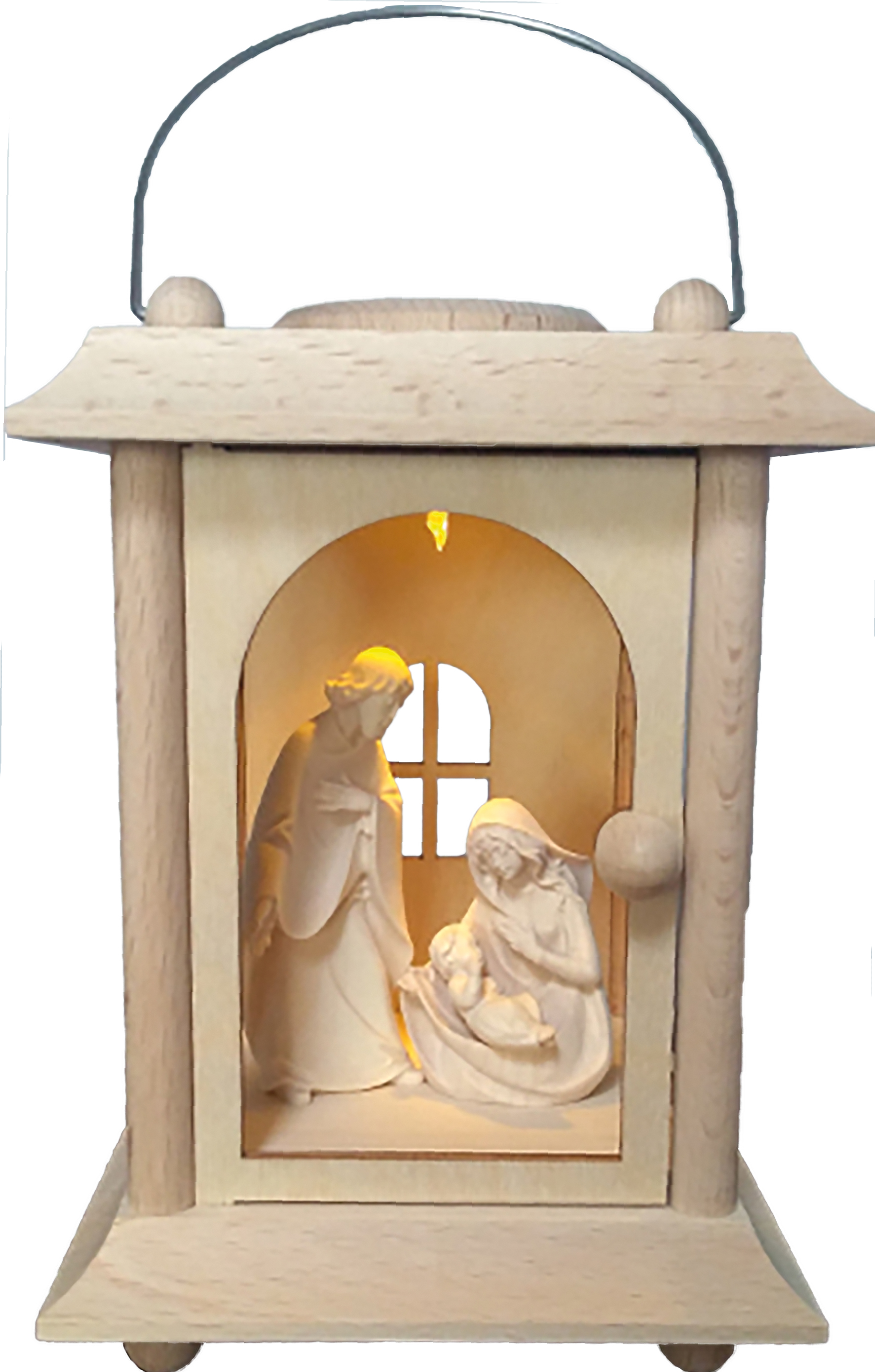 Lanterna con Sacra Famiglia Paul 3pz.