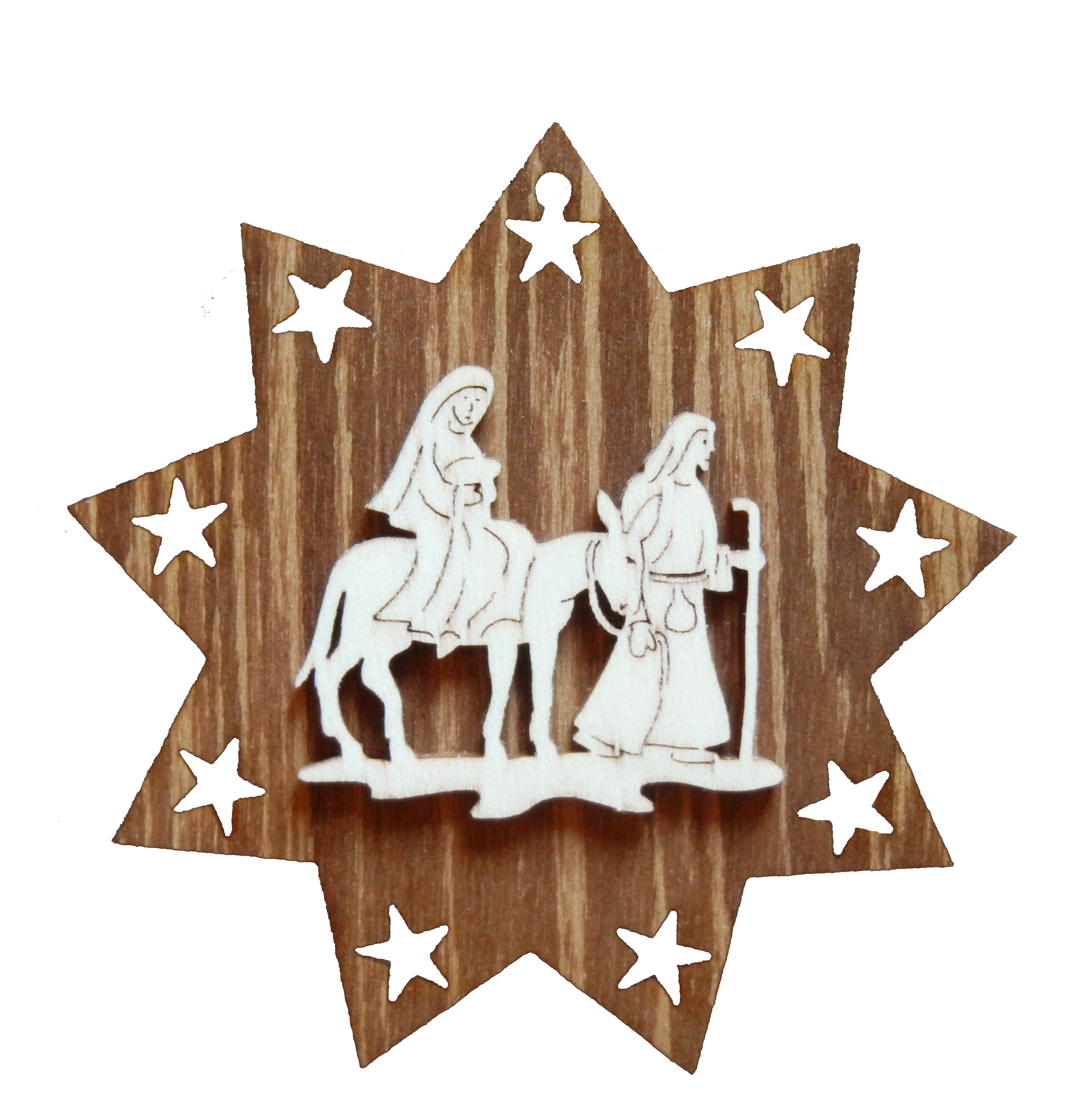 Flucht n. Ägypten auf Stern Beidseitig