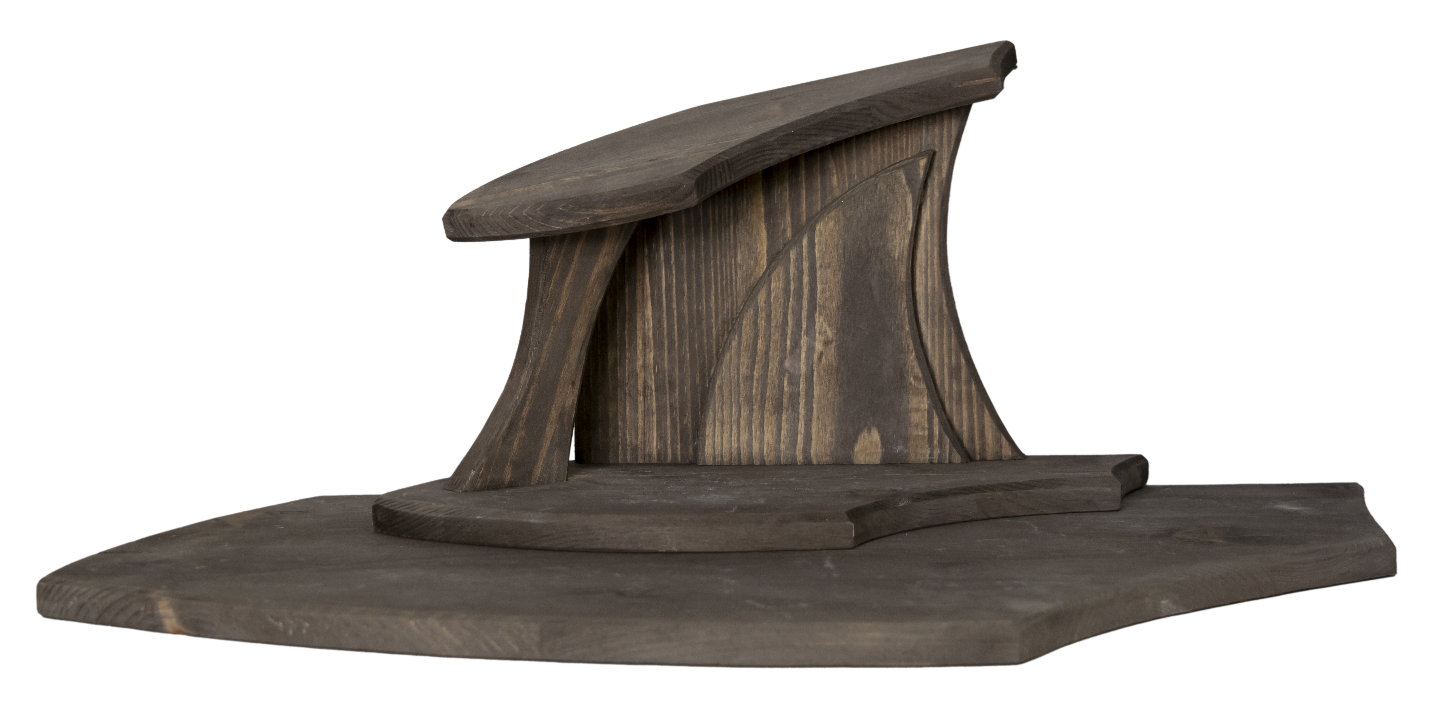 Grau Designstall für Aram Krippe Set.