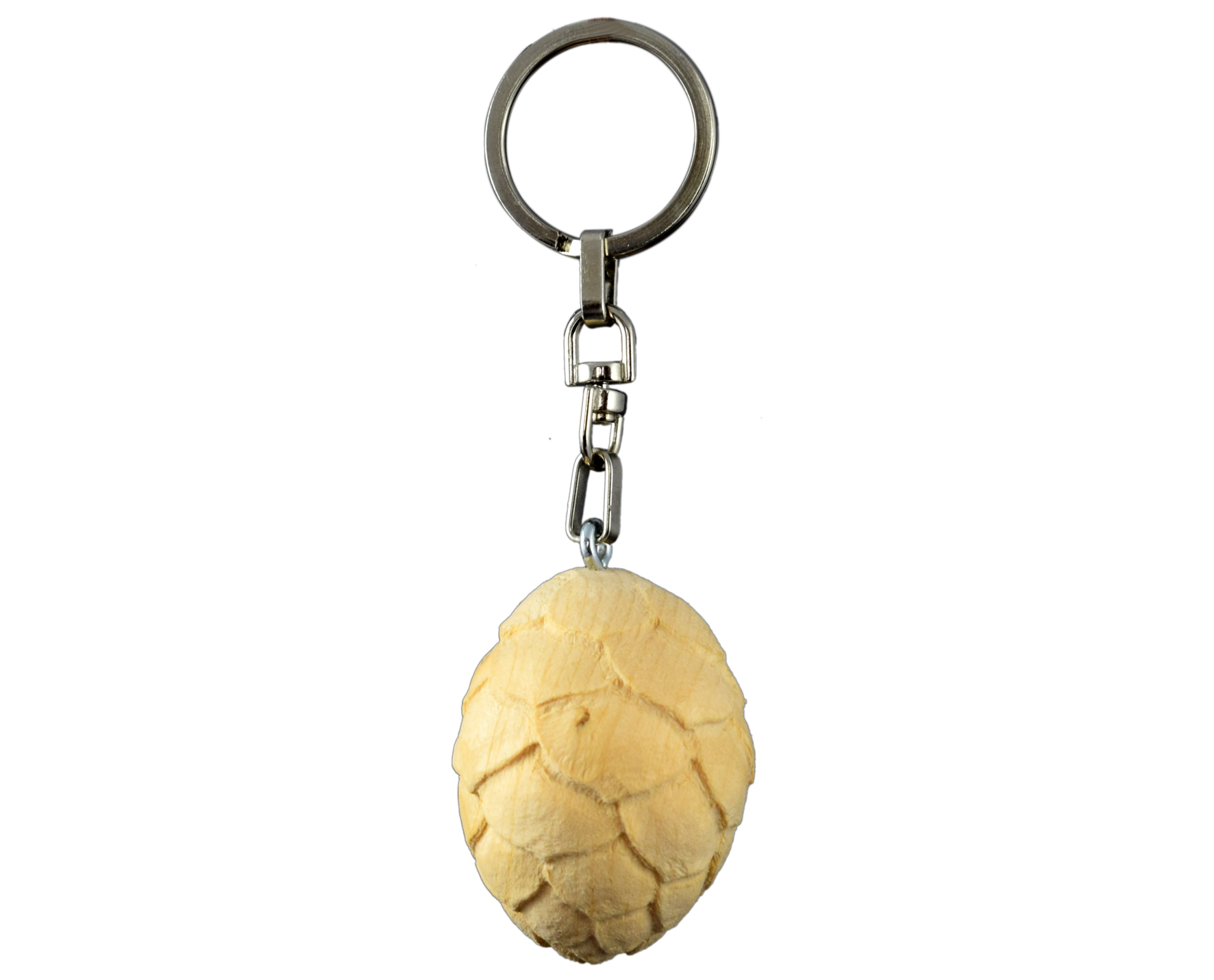 Keychain pine stone