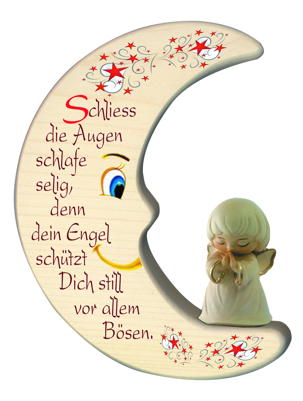 Mond mit Engel " Schliess die ...."