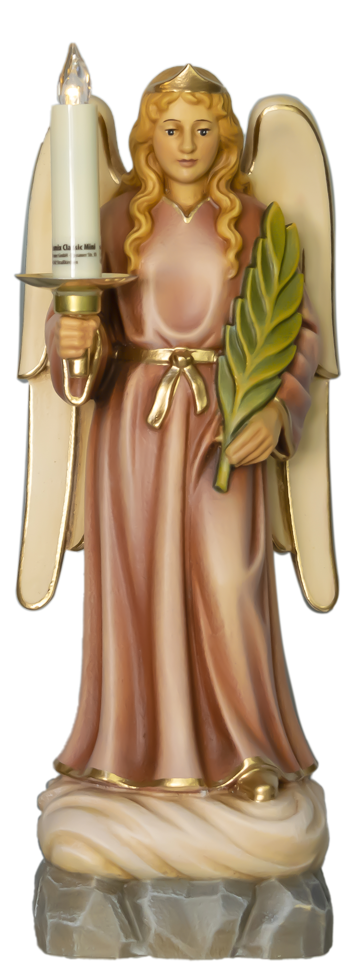 Engel mit Kerzenhalter